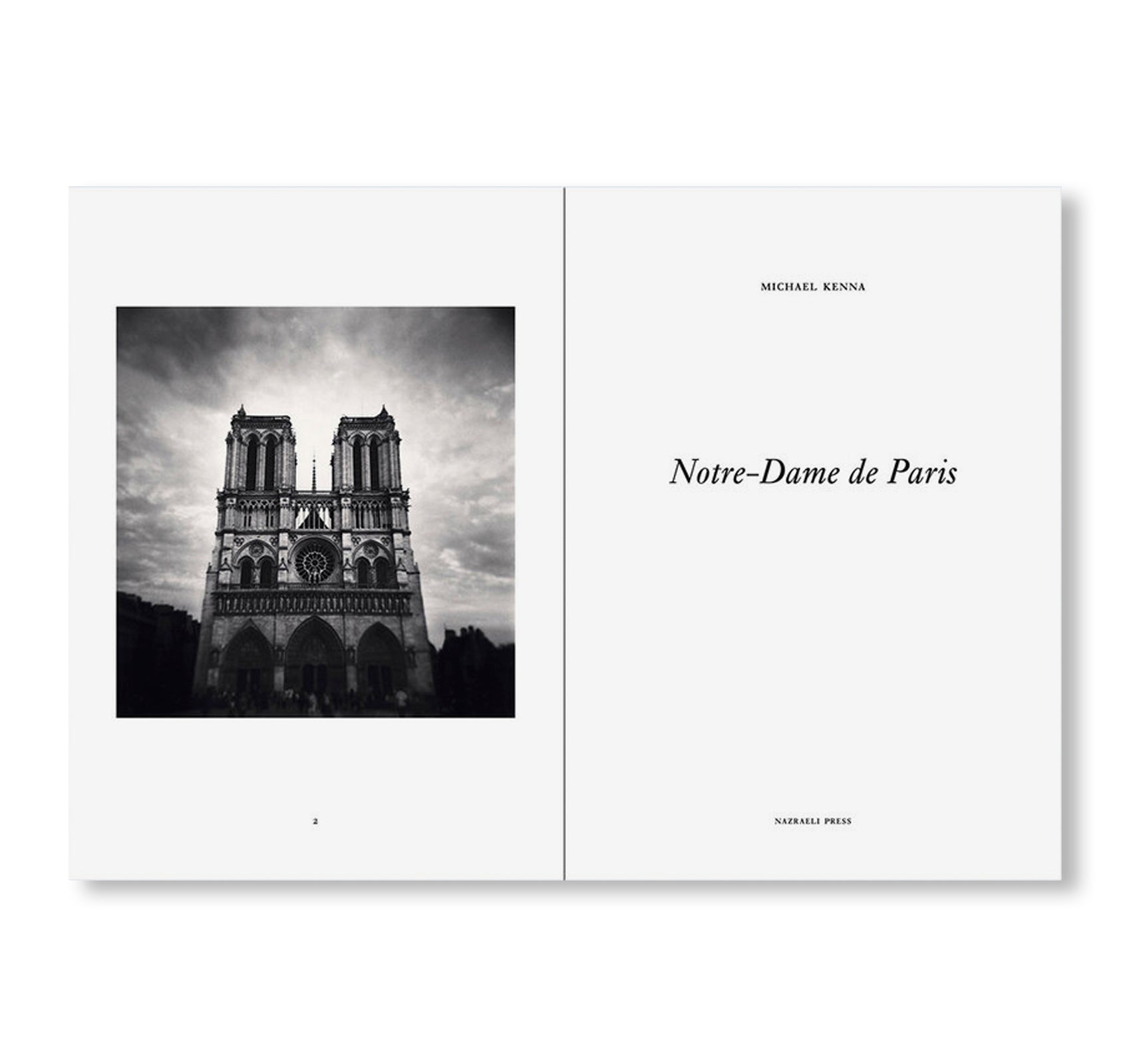 ONE PICTURE BOOK TWO #17: NOTRE-DAME DE PARIS by Michael Kenna