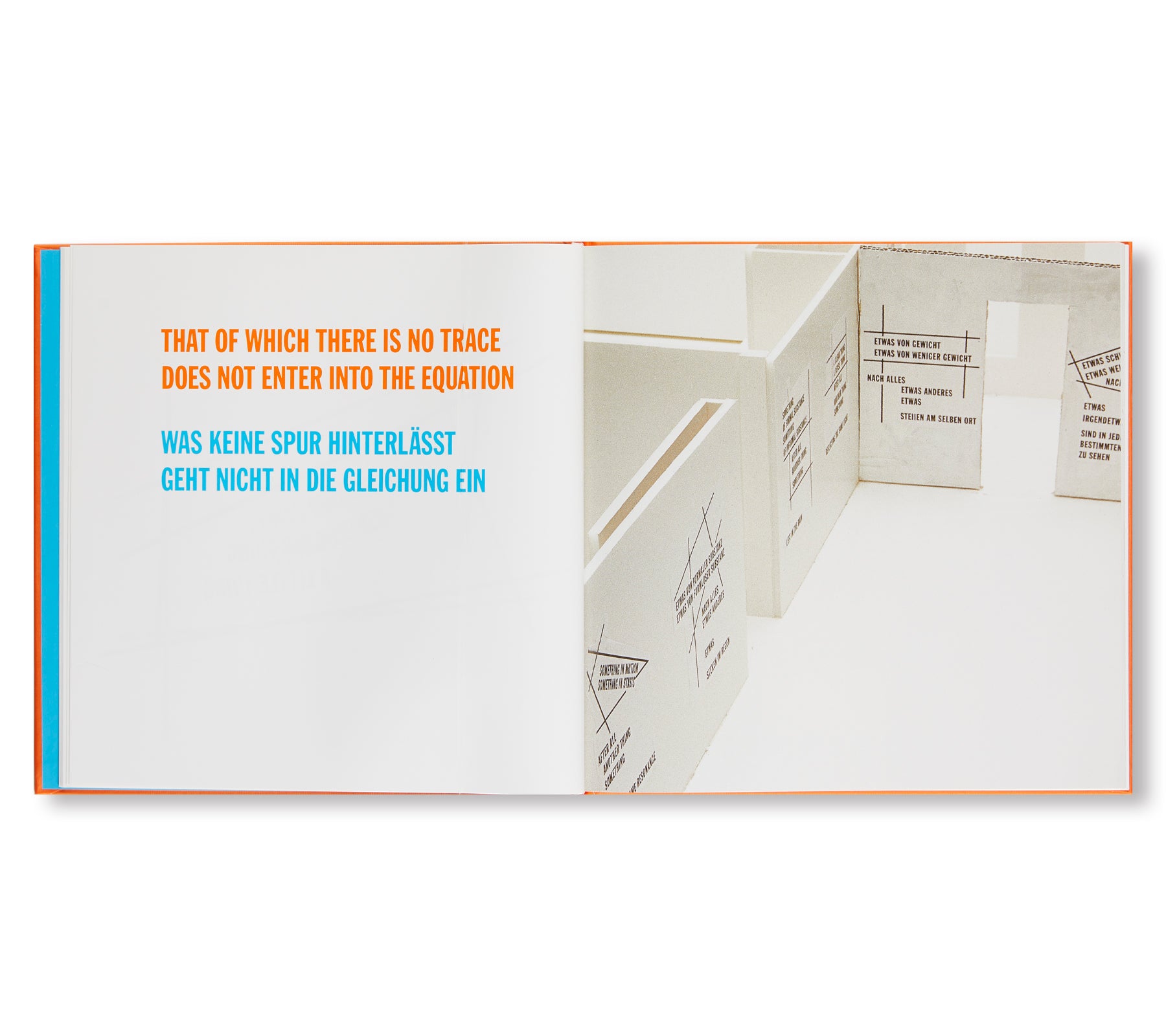 NACH ALLES / AFTER ALL by Lawrence Weiner