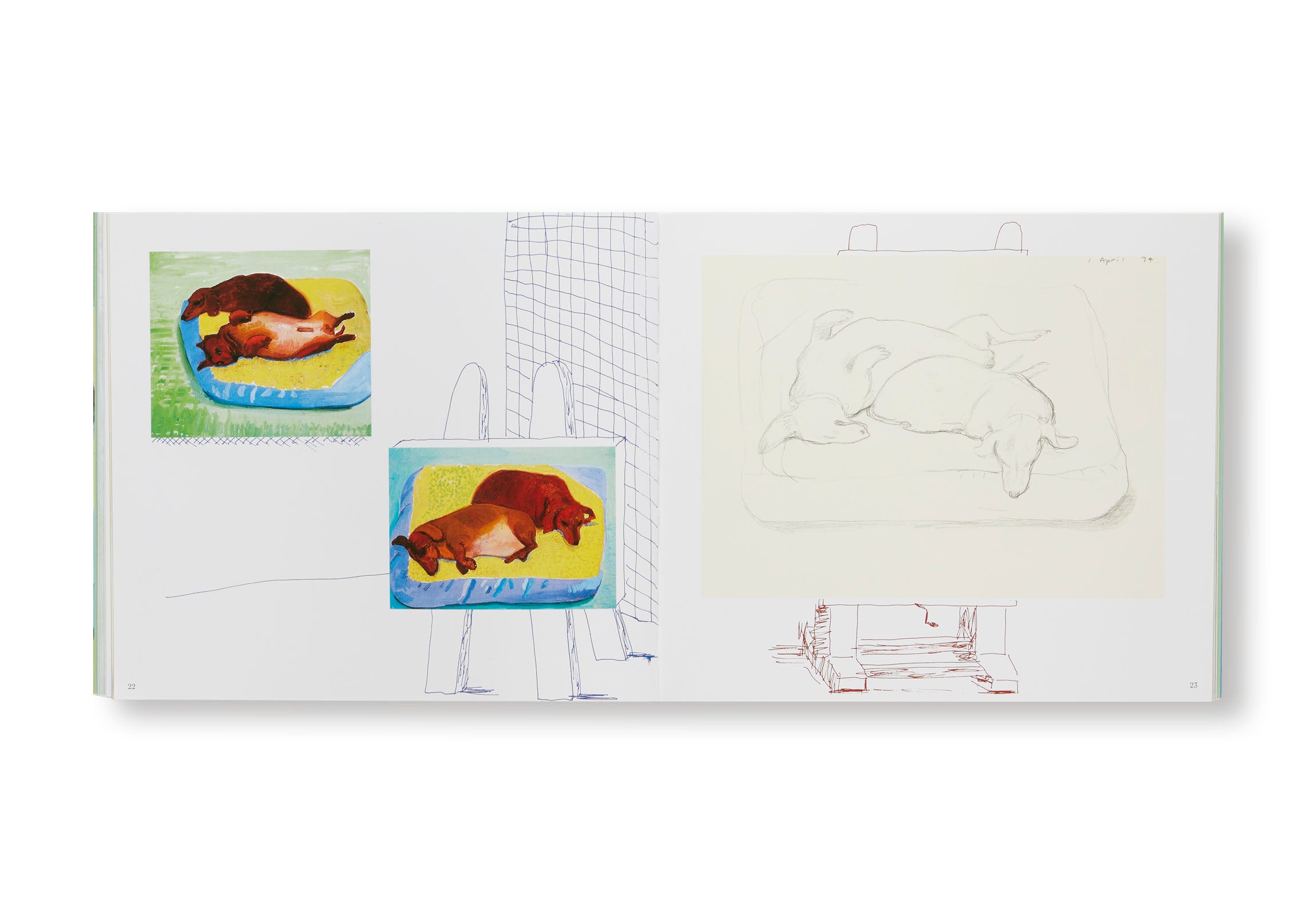 DAVID HOCKNEY'S DOG DAYS by David Hockney