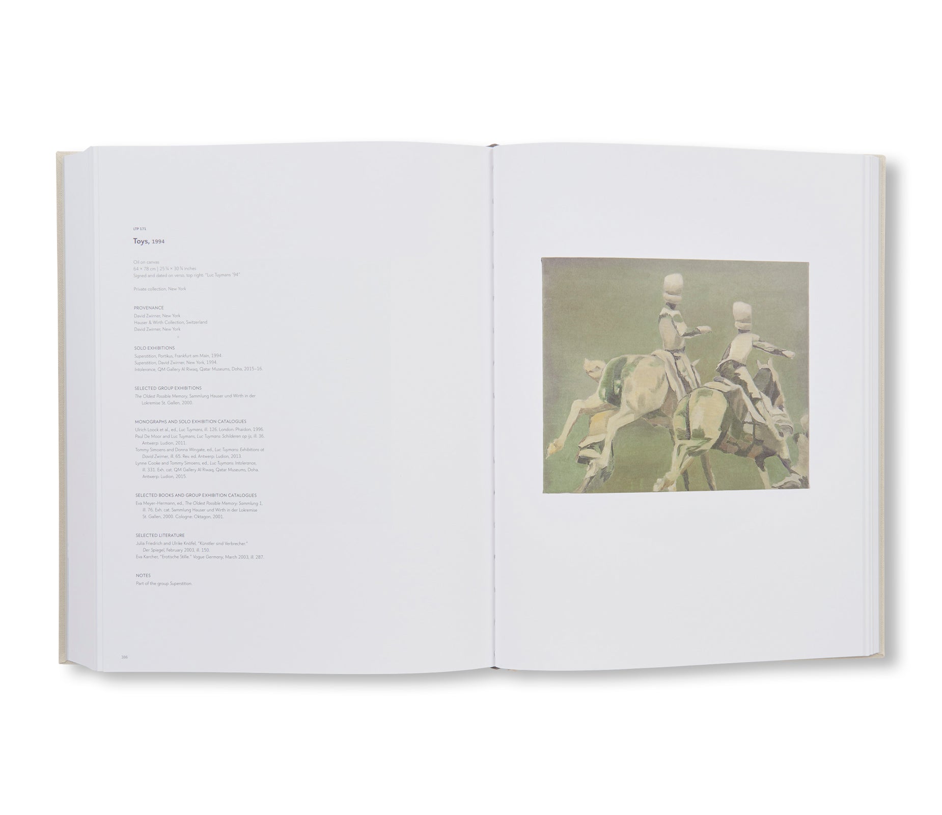 LUC TUYMANS: CATALOGUE RAISONNÉ OF PAINTINGS VOLUME 1, 1972–1994 by Luc Tuymans