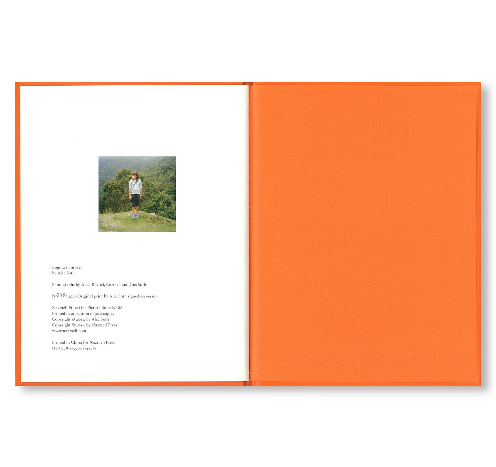 ONE PICTURE BOOK #88: BOGOTÁ FUNSAVER by Alec Soth