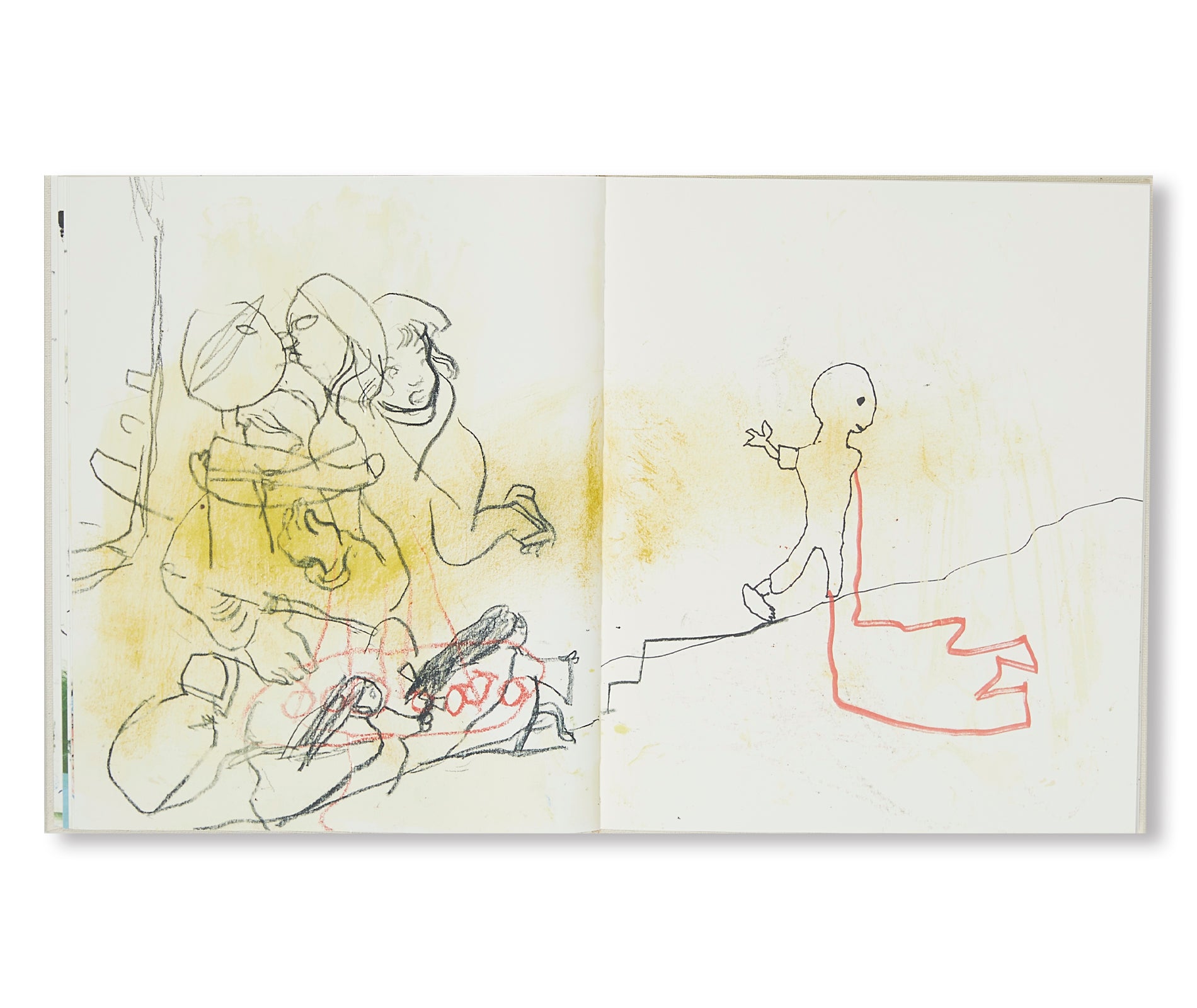 SKETCHBOOK V (TWITCHY) by Rita Ackermann