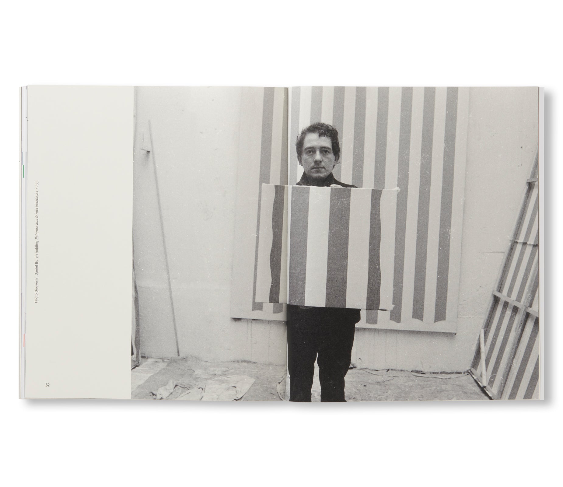 DANIEL BUREN’S ORIGIN OF STRIPES: PAINTINGS FROM 1965-1966 by Daniel Buren