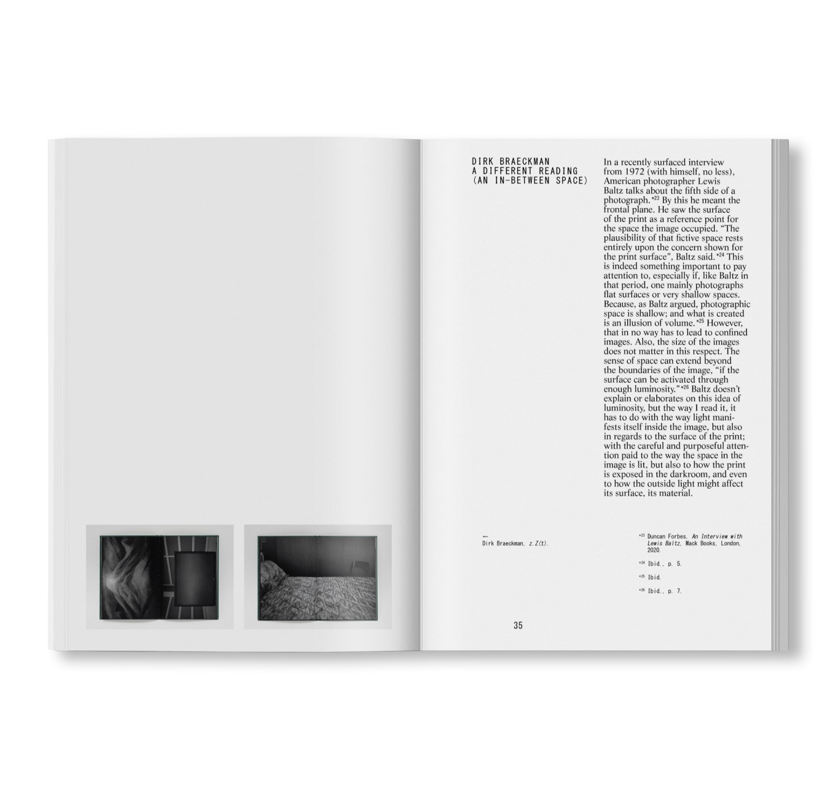 MOVING THROUGH THE SPACE OF THE PICTURE AND THE PAGE - THE PHOTOBOOK AS AN ARTISTIC AND ARCHITECTURAL MEDIUM by Stefan Vanthuyne