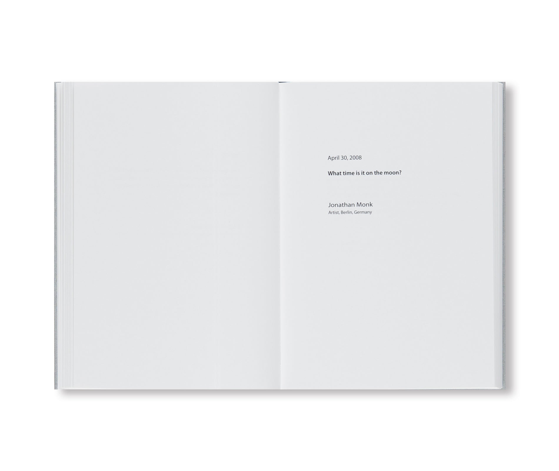 UNANSWERED QUESTIONS by On Kawara