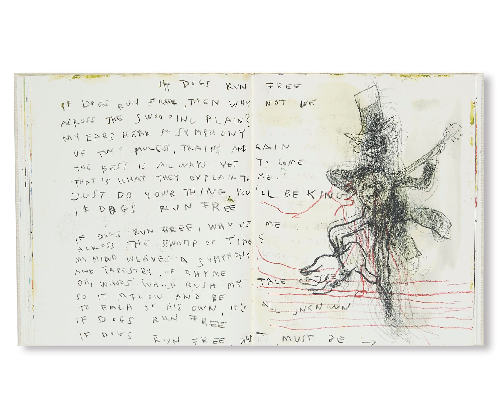 SKETCHBOOK IV (FREQUENCIES (DOUBLE TAKE)) by Rita Ackermann