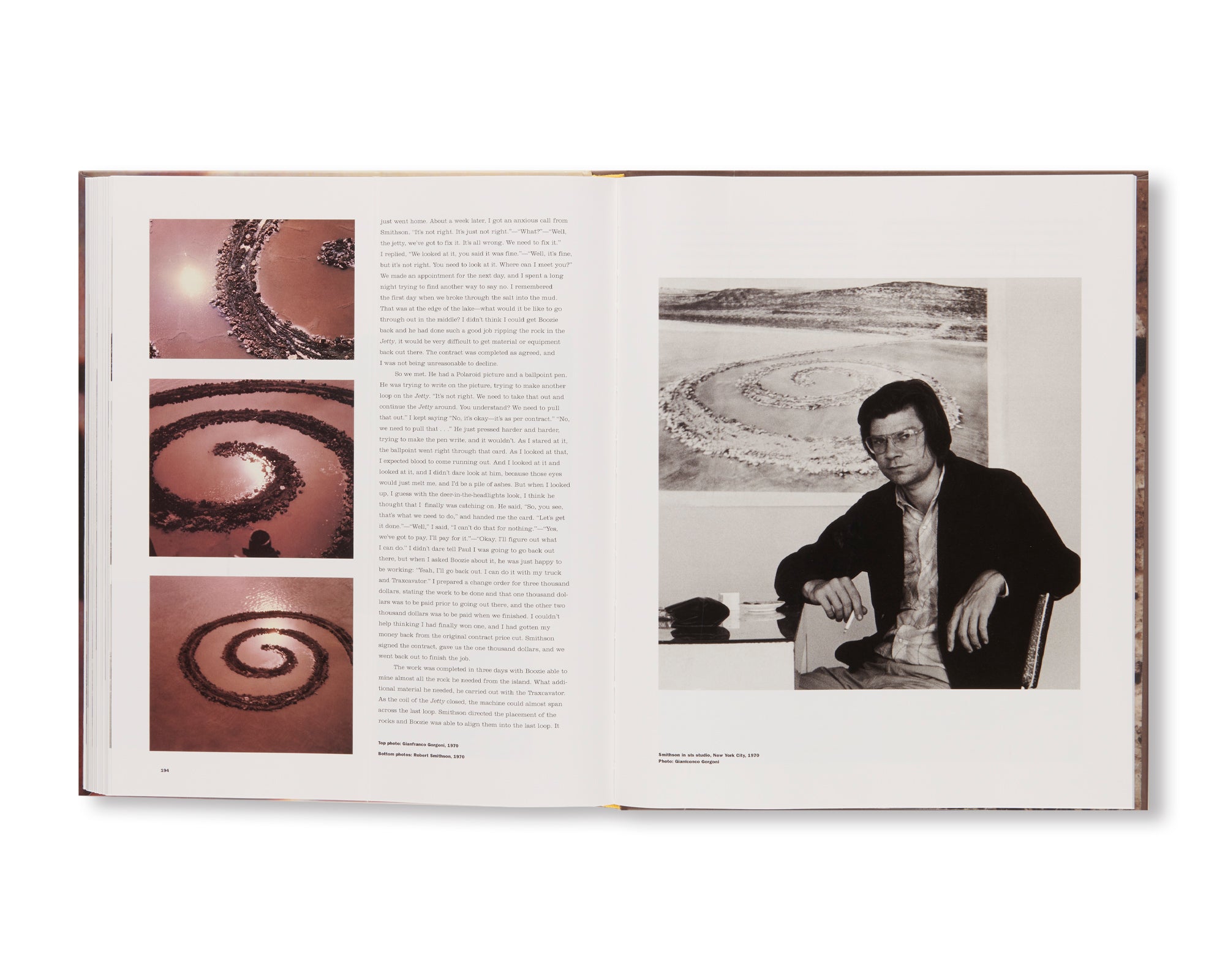 SPIRAL JETTY by Robert Smithson