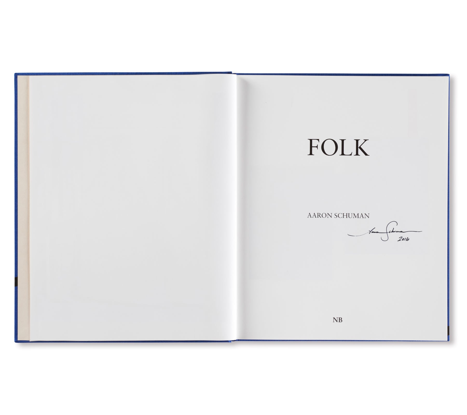 FOLK by Aaron Schuman [SIGNED]