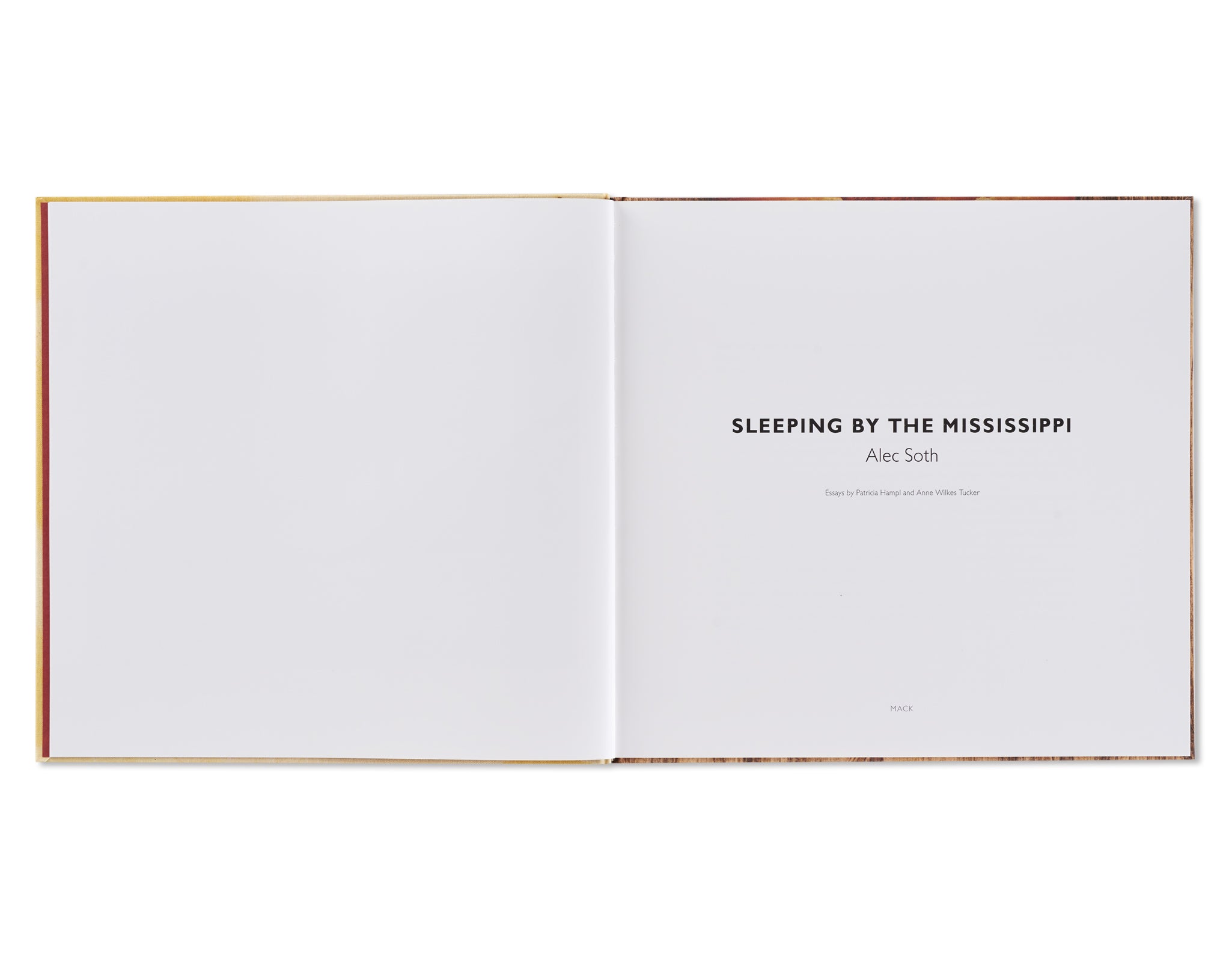 SLEEPING BY THE MISSISSIPPI by Alec Soth [SIGNED]