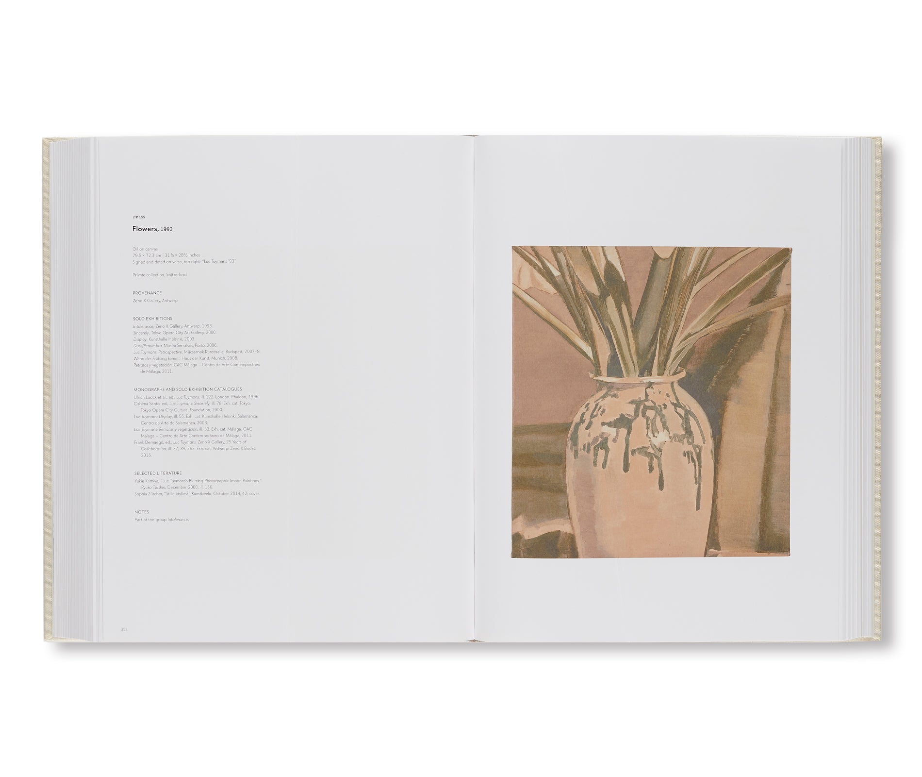 LUC TUYMANS: CATALOGUE RAISONNÉ OF PAINTINGS VOLUME 1, 1972–1994 by Luc Tuymans