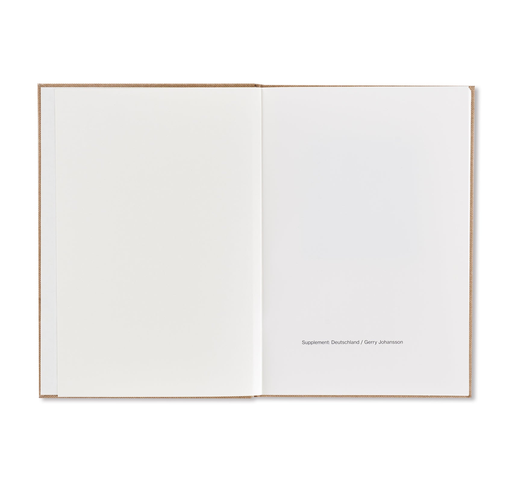 SUPPLEMENT: DEUTSCHLAND by Gerry Johansson  [SIGNED]