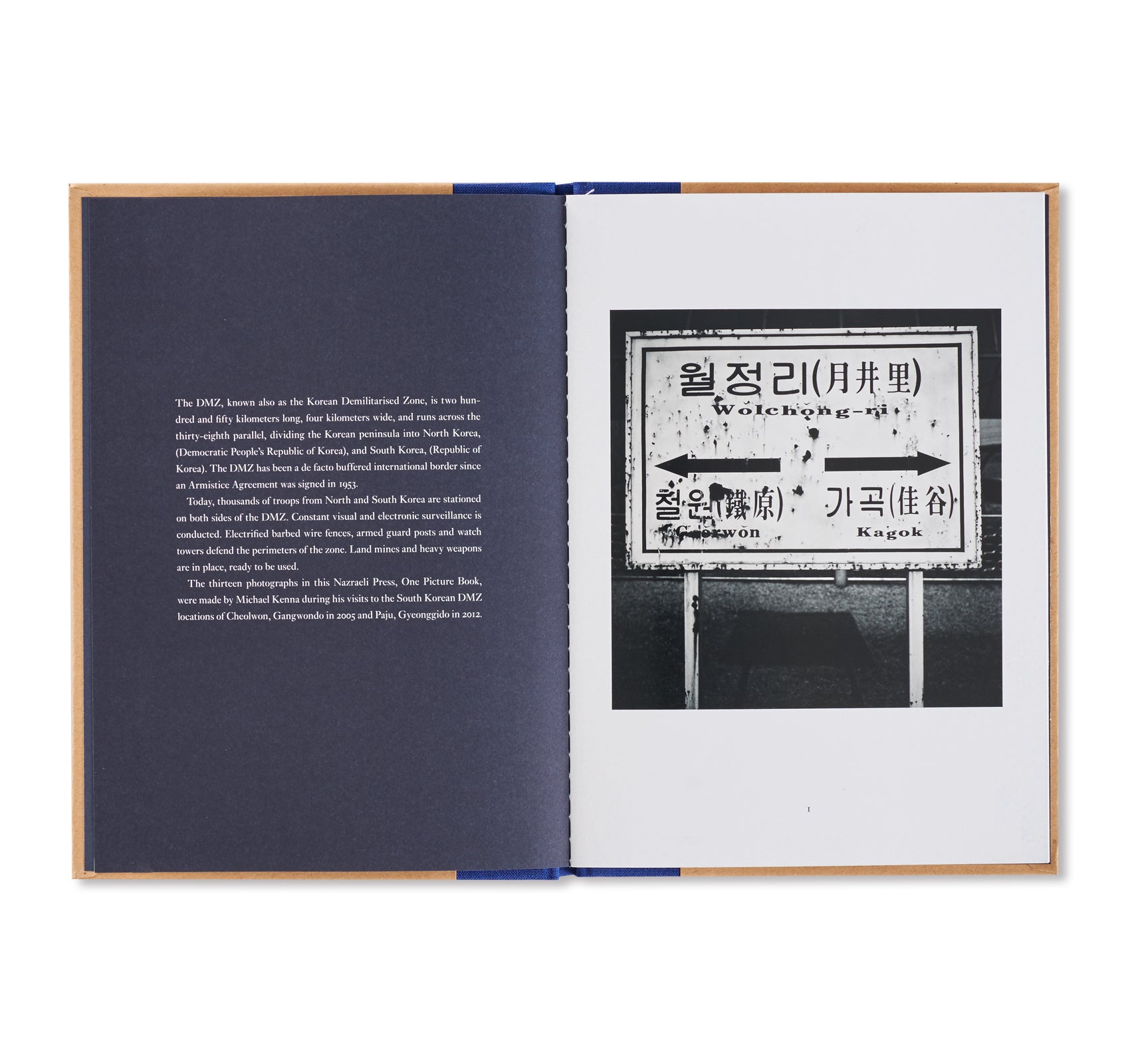 ONE PICTURE BOOK TWO #01: DMZ - THE 38TH PARALLEL by Michael Kenna