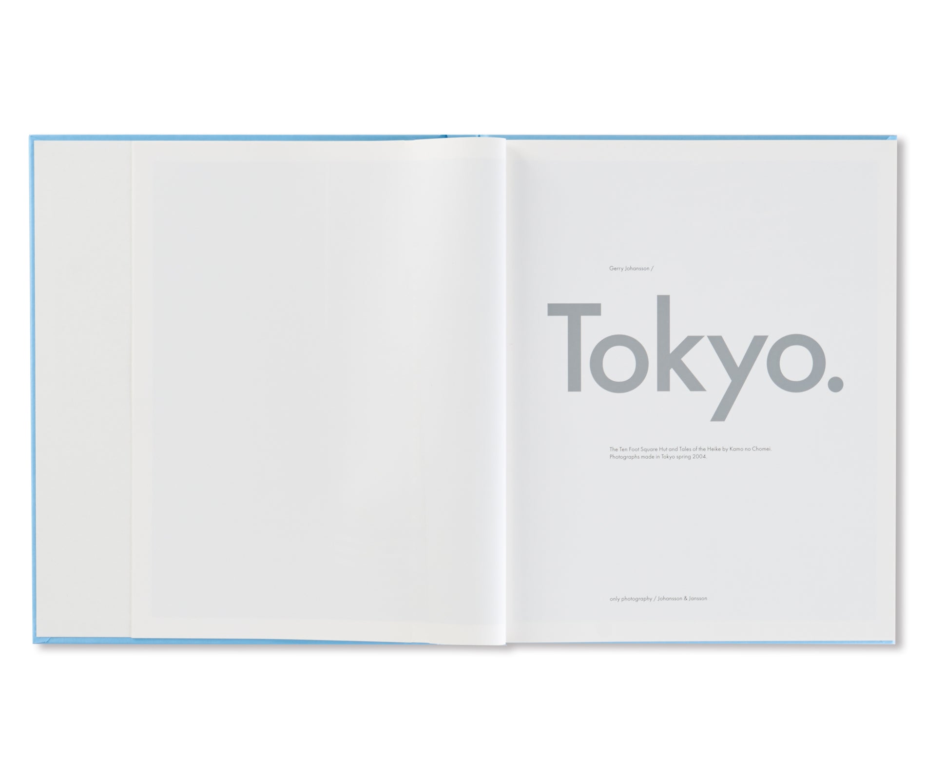 TOKYO by Gerry Johansson [SIGNED]