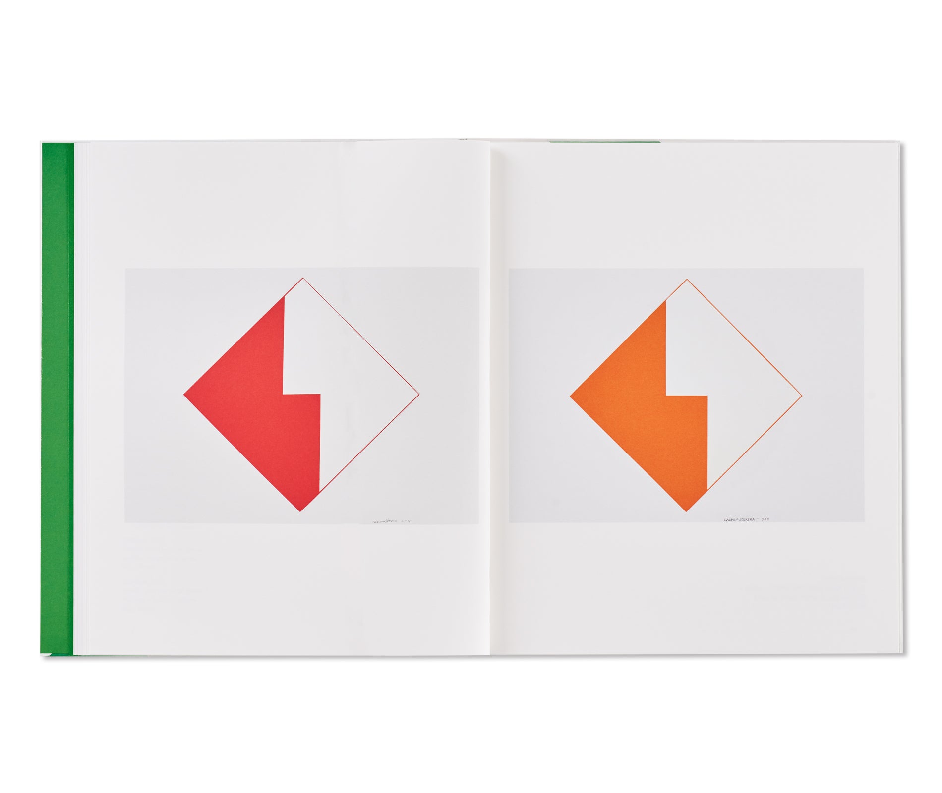 WORKS ON PAPER / OPERE SU CARTA 2010-2012 by Carmen Herrera