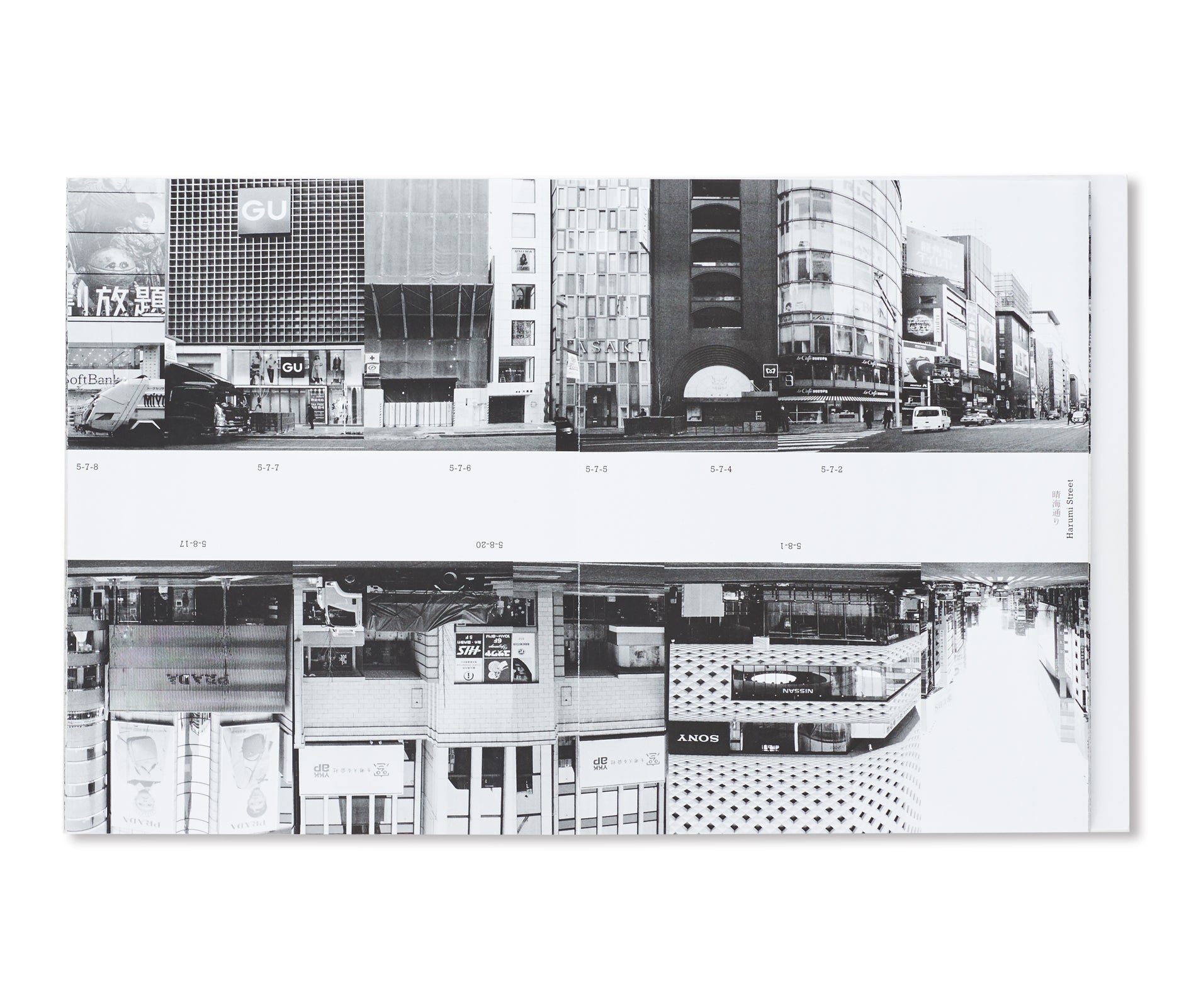 GINZA HACCHO / EVERY BUILDING ON THE GINZA STRIP by Michalis Pichler