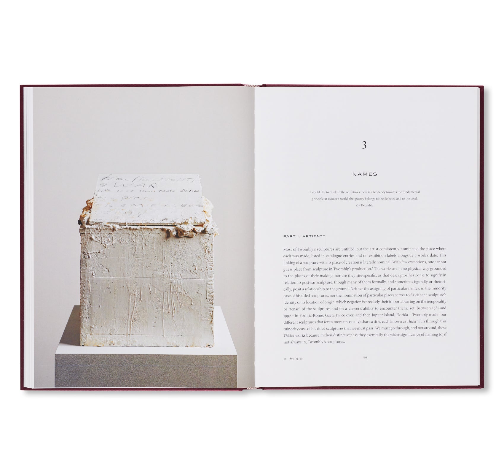 CY TWOMBLY’S THINGS by Kate Nesin