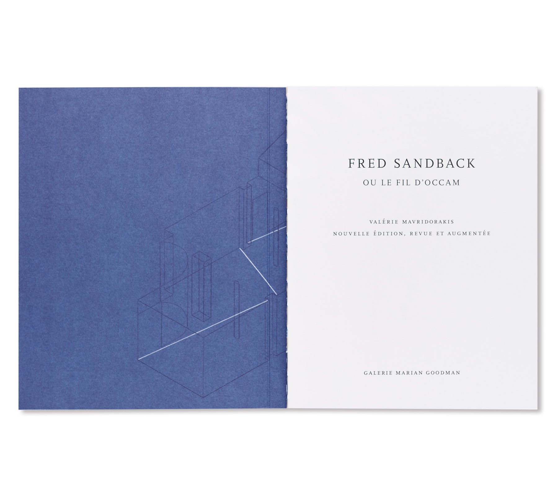 FRED SANDBACK: OU LE FIL D’OCCAM by Valerie Mavridorakis