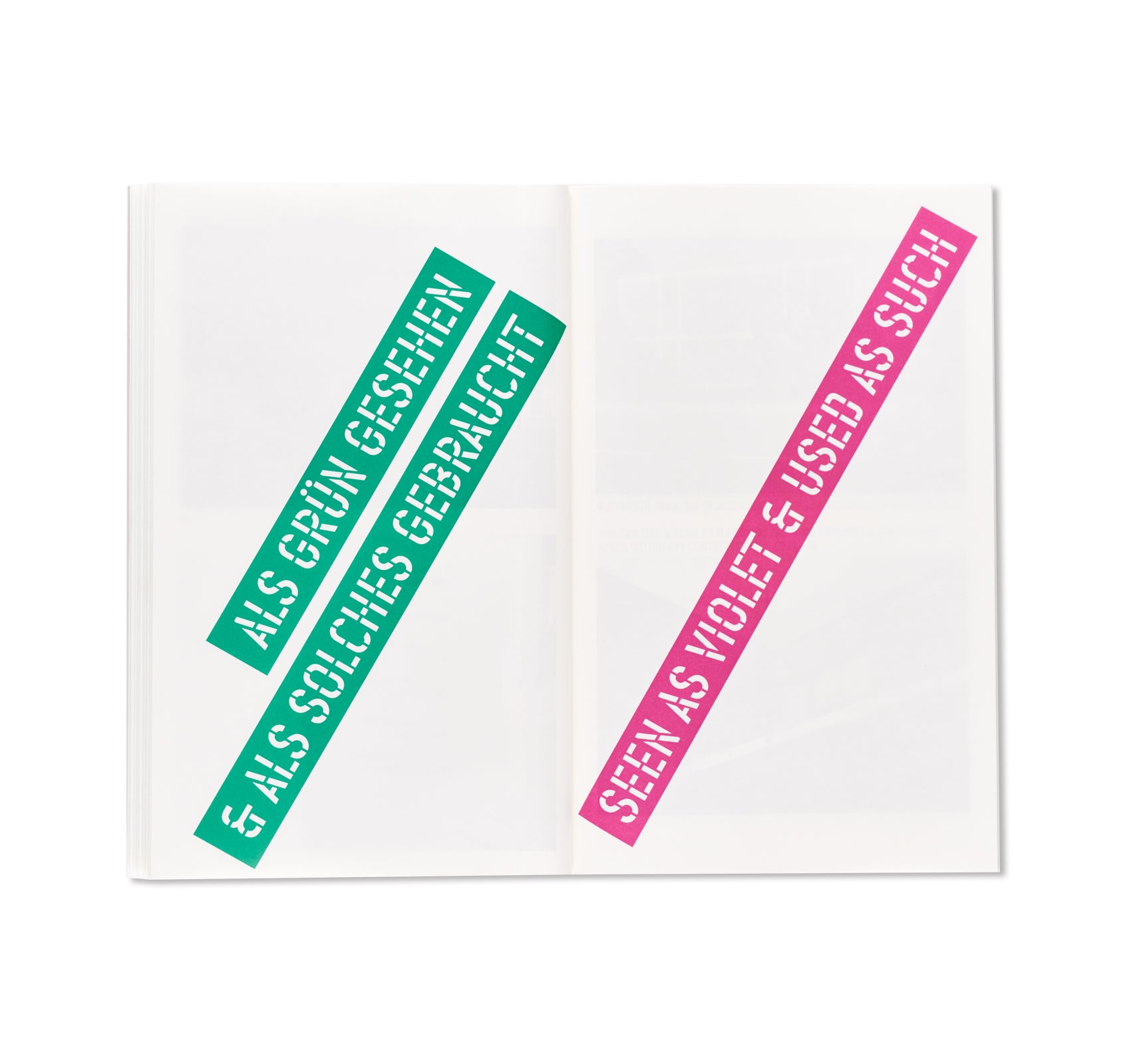 BENT & BROKEN SHAFTS OF LIGHT by Lawrence Weiner