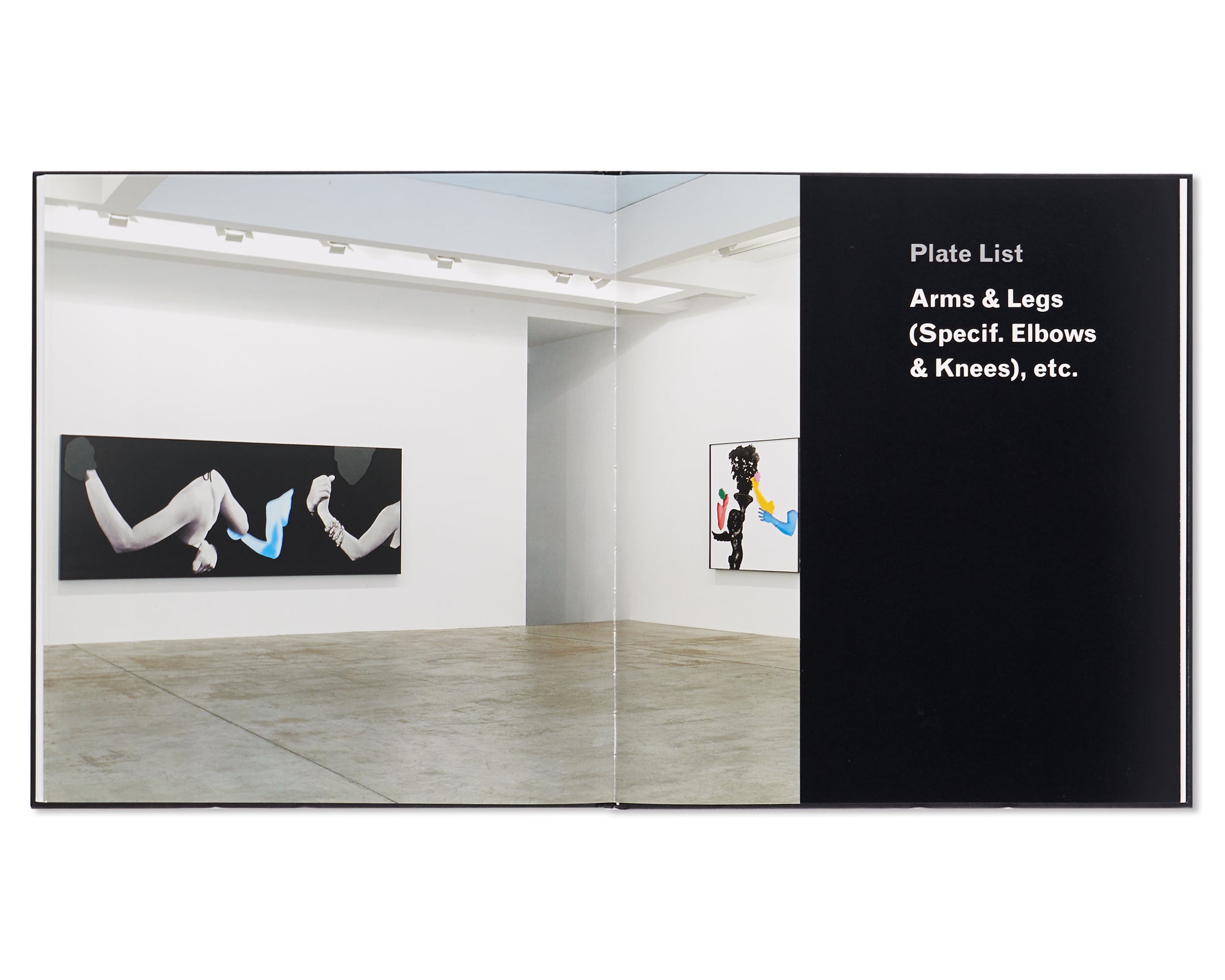 ARMS AND LEGS (SPECIF. ELBOWS & KNEES), ETC. by John Baldessari