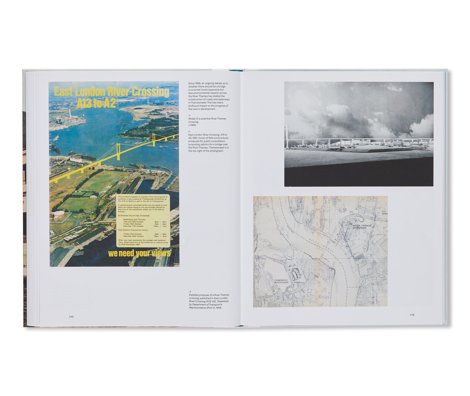 THE TOWN OF TOMORROW 50 YEARS OF THAMESMEAD by Peter Chadwick, Ben Weaver, Tara Darby, John Grindrod