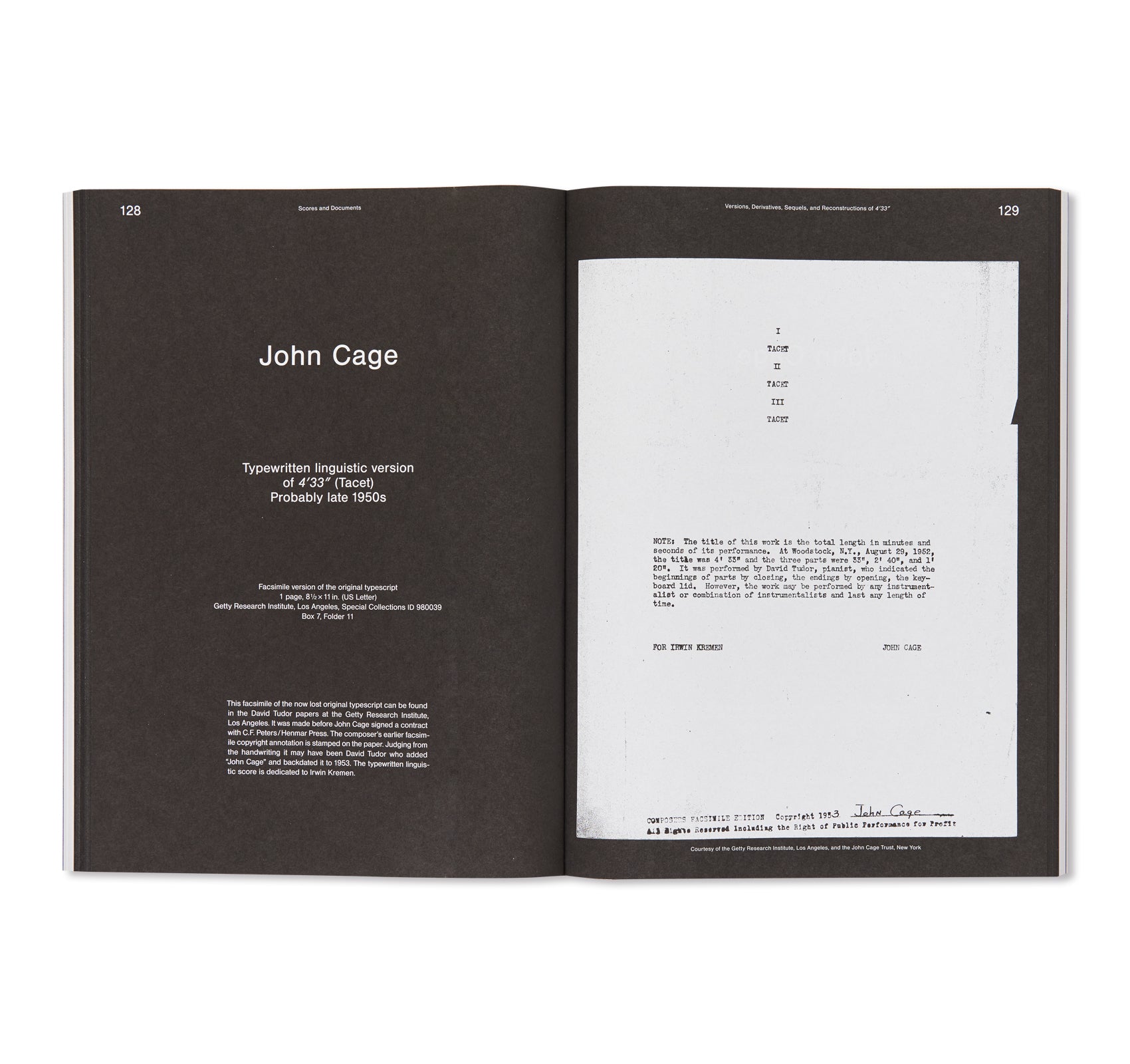 SOUNDS LIKE SILENCE - JOHN CAGE - 4’33” – SILENCE TODAY by Inke Arns, Dieter Daniels