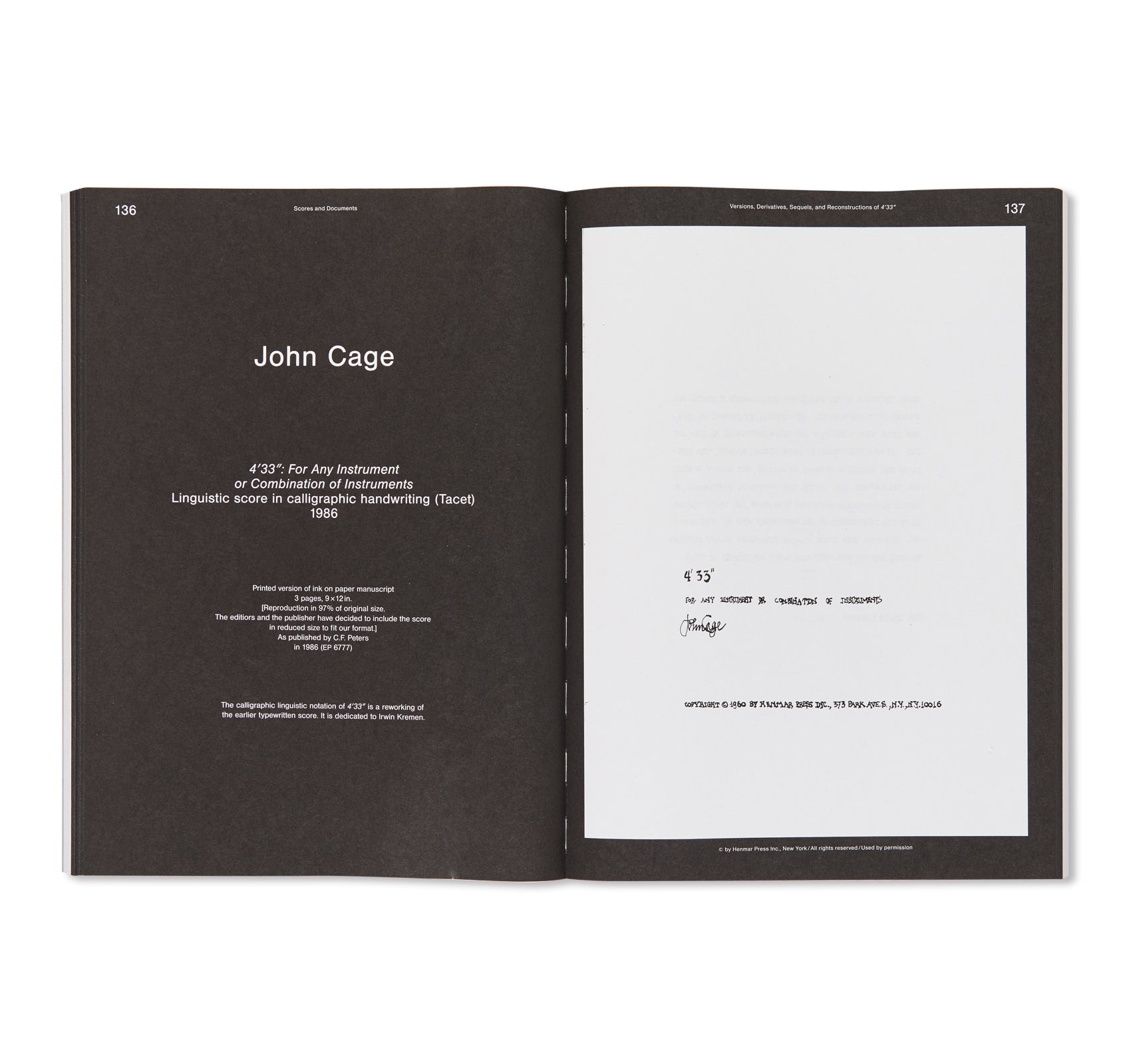 SOUNDS LIKE SILENCE - JOHN CAGE - 4’33” – SILENCE TODAY by Inke Arns, Dieter Daniels