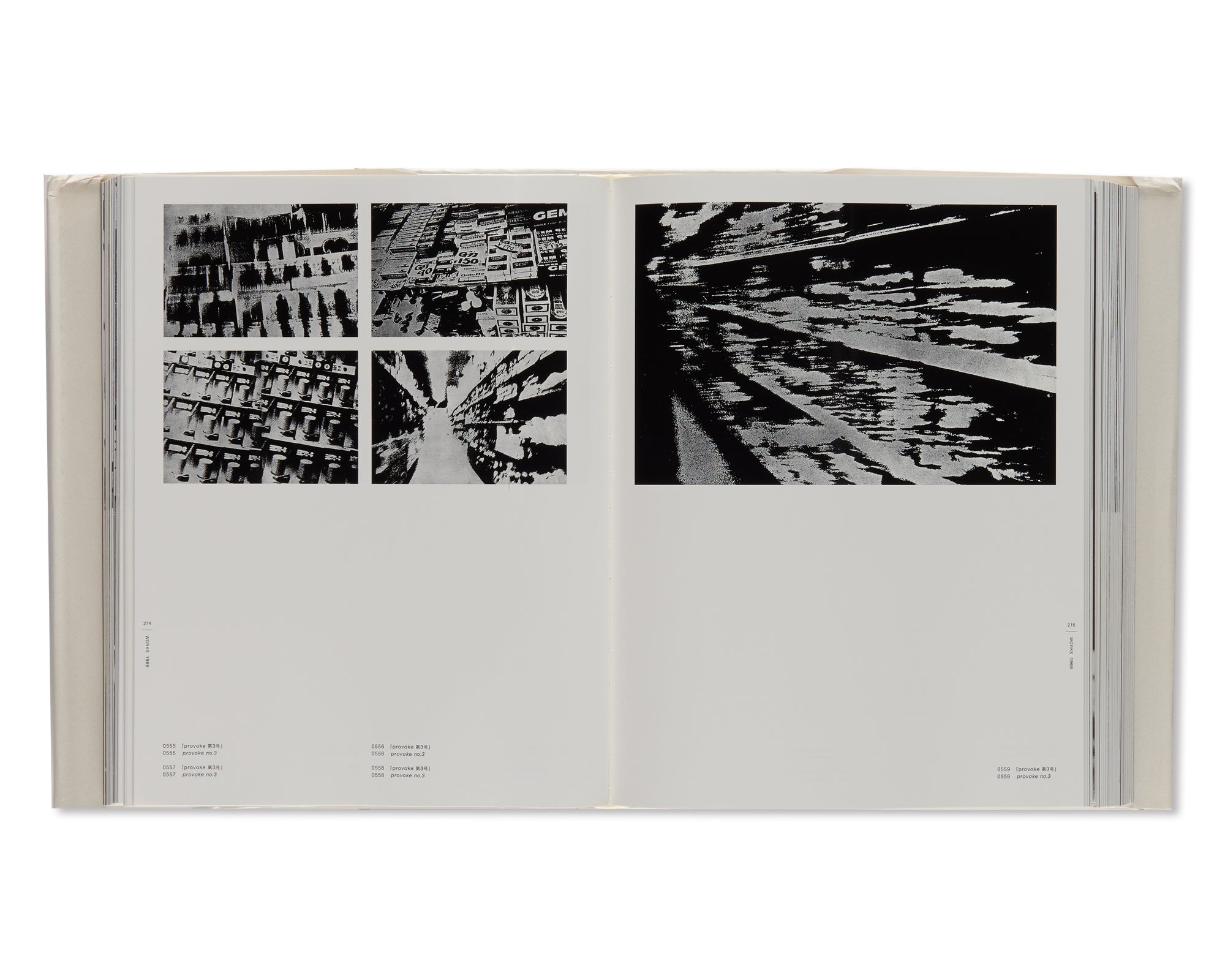 DAIDO MORIYAMA THE COMPLETE WORKS - A SET OF VOL. 1, 2, 3 AND 4 by Daido Moriyama