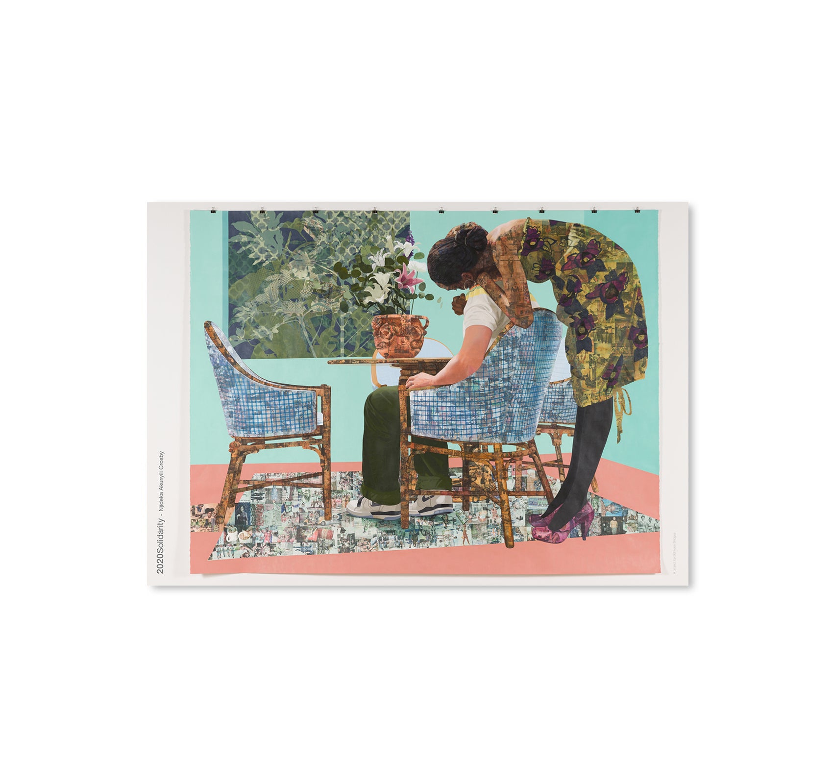 BLEND IN - STAND OUT by Njideka Akunyili Crosby