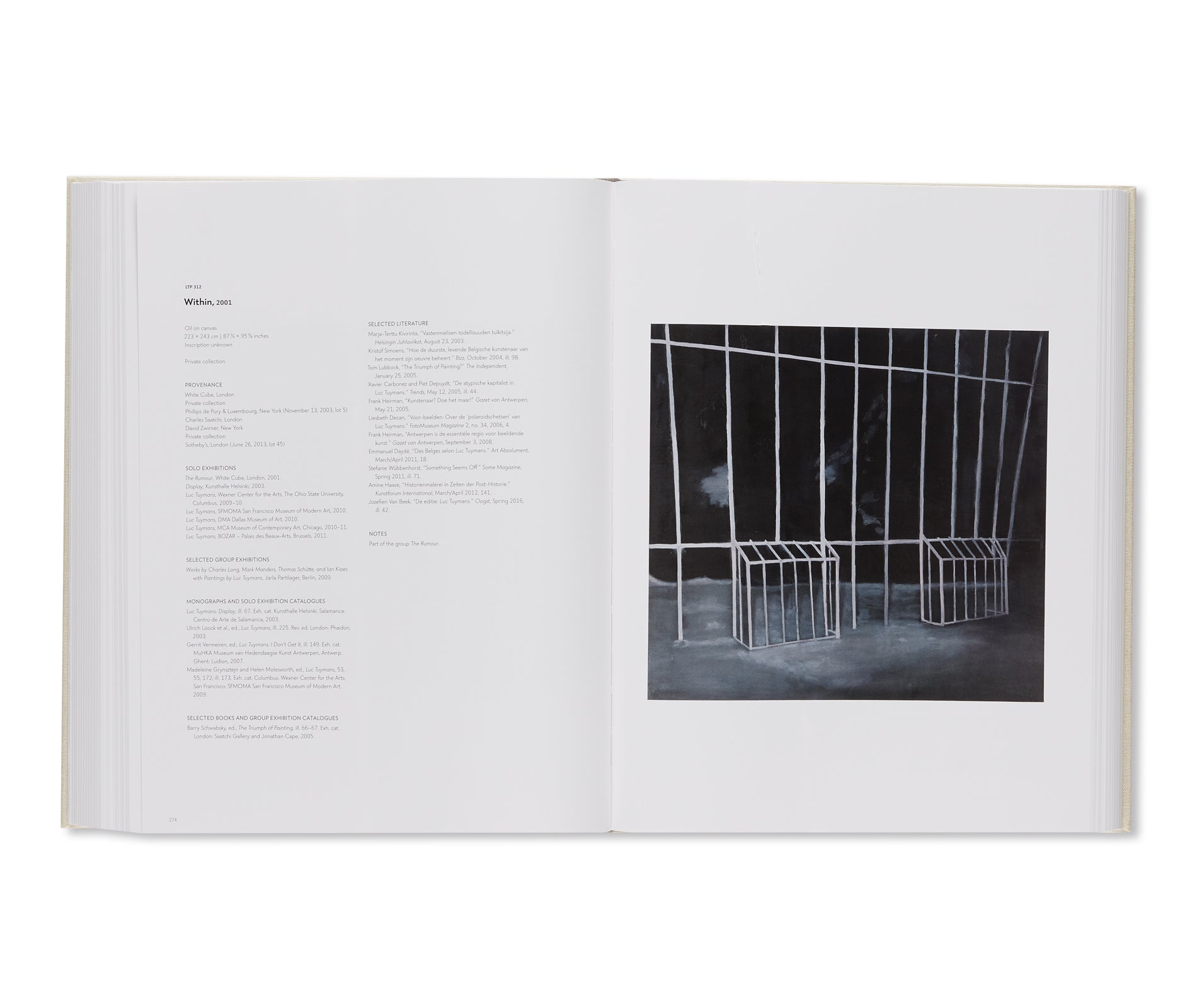 LUC TUYMANS: CATALOGUE RAISONNÉ OF PAINTINGS VOLUME 2, 1995–2006 by Luc Tuymans