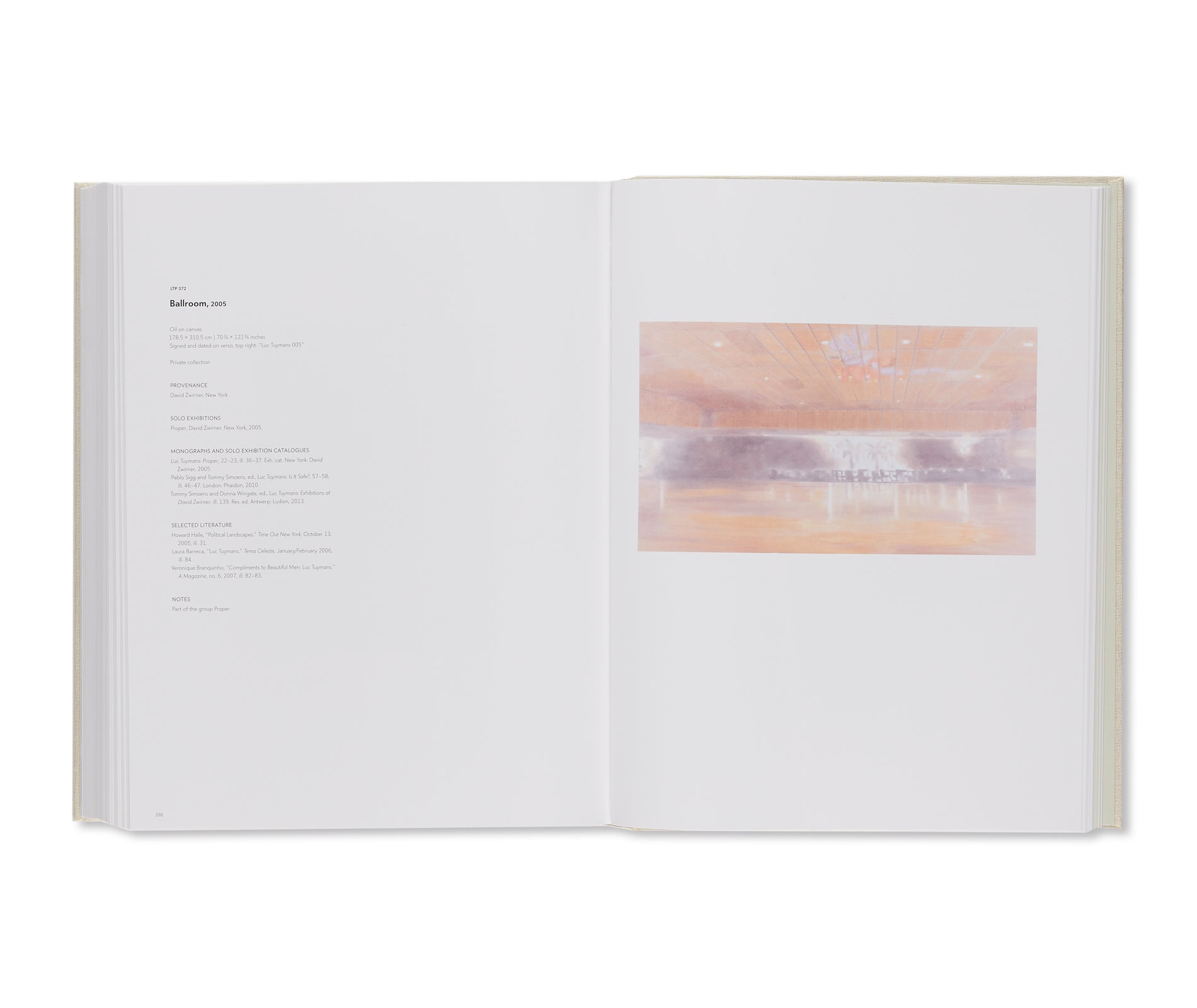 LUC TUYMANS: CATALOGUE RAISONNÉ OF PAINTINGS VOLUME 2, 1995–2006 by Luc Tuymans