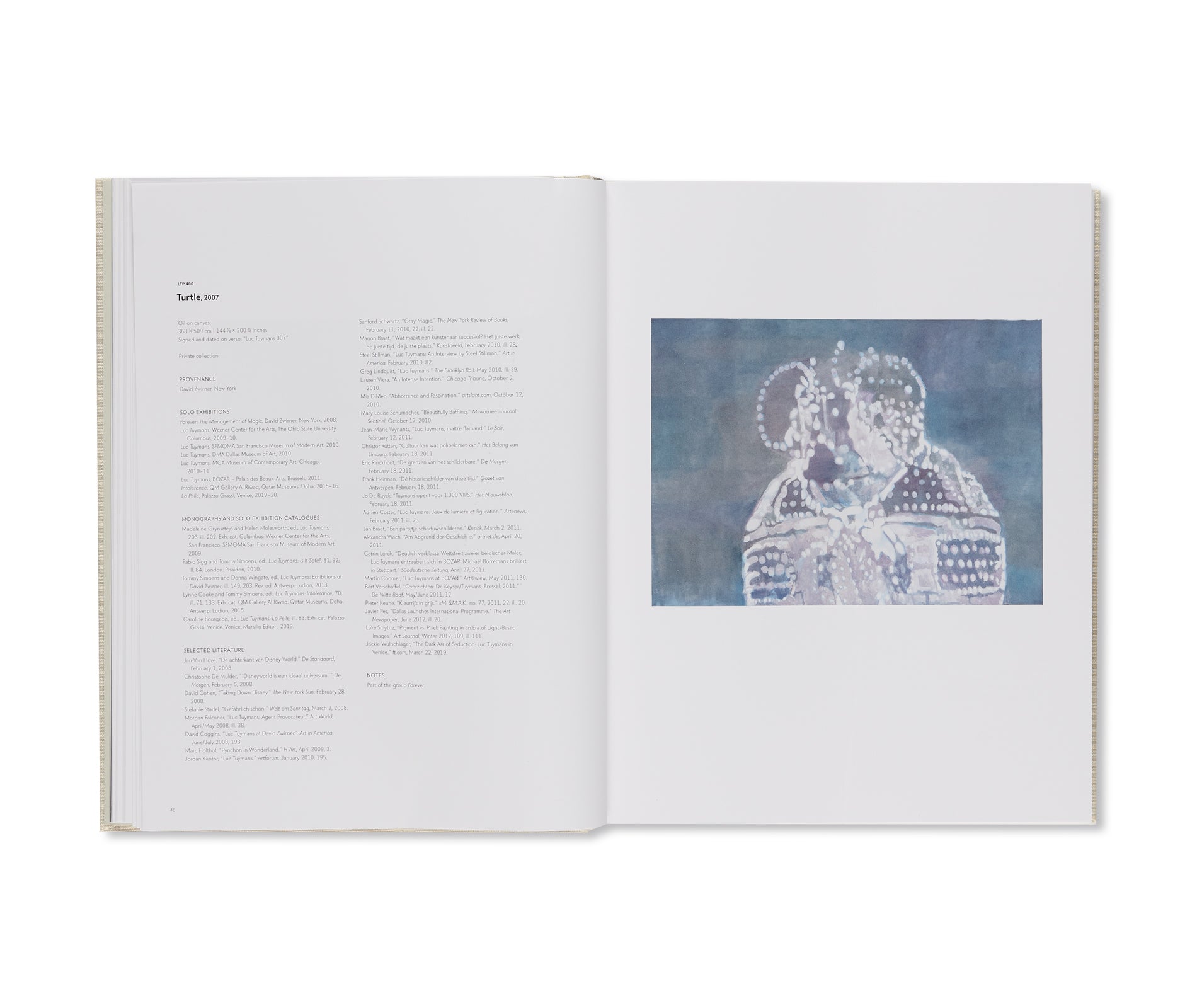 LUC TUYMANS: CATALOGUE RAISONNÉ OF PAINTINGS VOLUME 3, 2007–2018 by Luc Tuymans