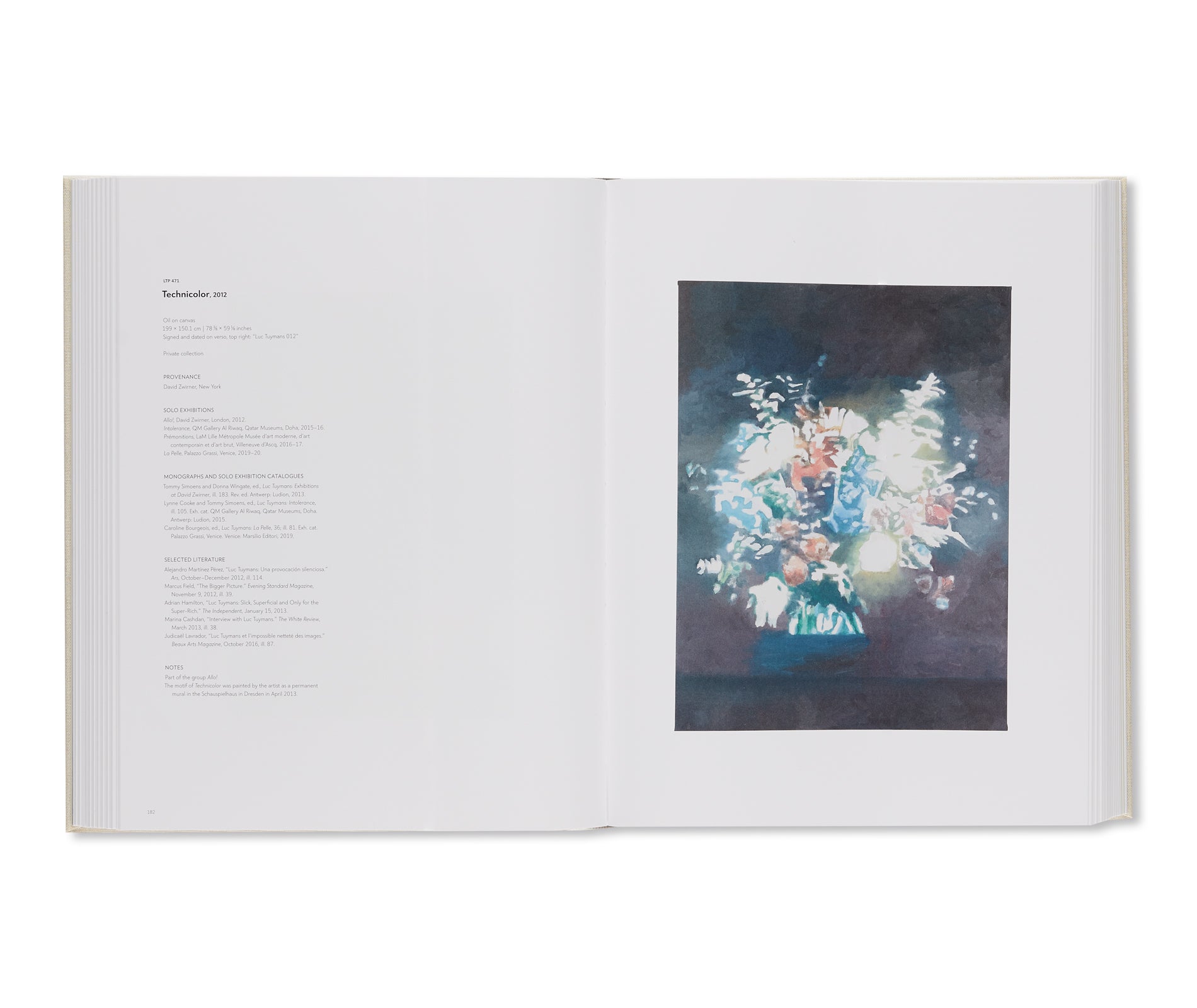 LUC TUYMANS: CATALOGUE RAISONNÉ OF PAINTINGS VOLUME 3, 2007–2018 by Luc Tuymans