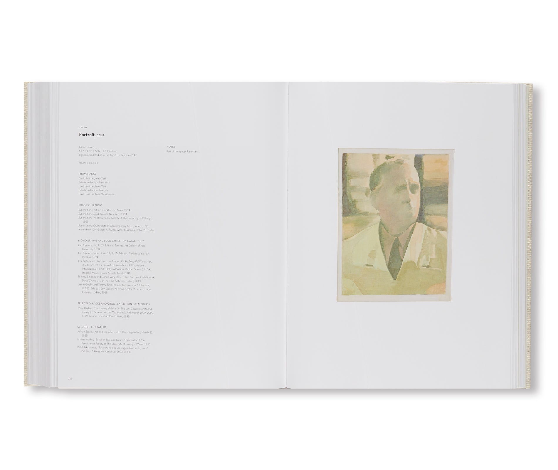 LUC TUYMANS: CATALOGUE RAISONNÉ OF PAINTINGS VOLUME 1, 1972–1994 by Luc Tuymans