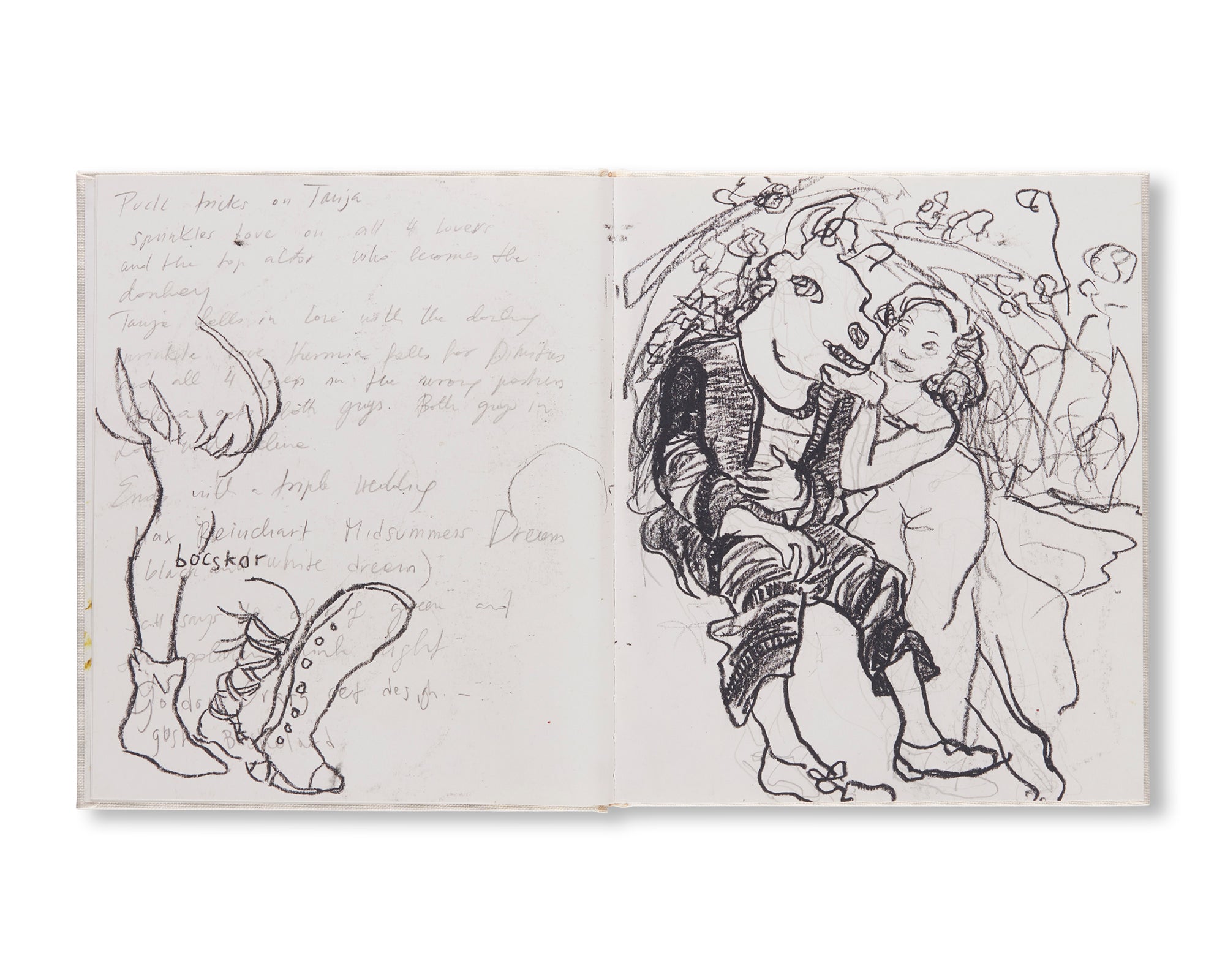 SKETCHBOOK II (A MIDSUMMER NIGHT'S DREAM) by Rita Ackermann