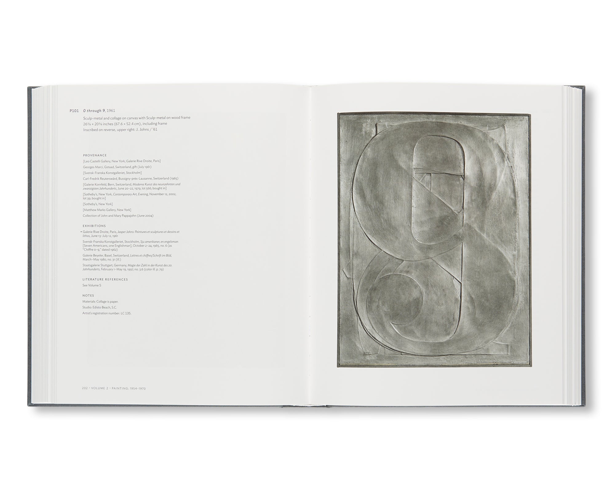 JASPER JOHNS: CATALOGUE RAISONNÉ OF PAINTING AND SCULPTURE by Roberta Bernstein