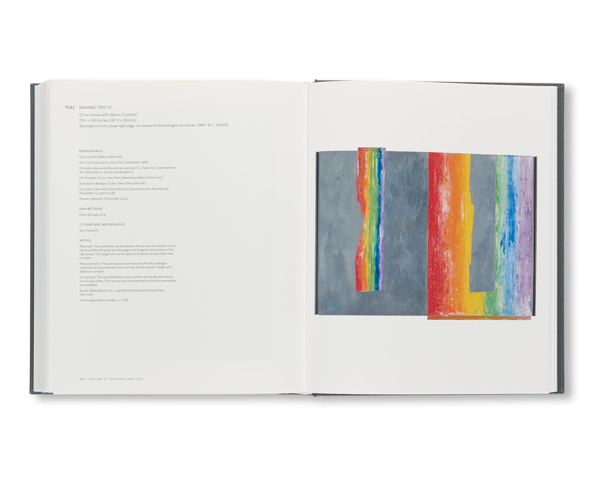 JASPER JOHNS: CATALOGUE RAISONNÉ OF PAINTING AND SCULPTURE by Roberta Bernstein