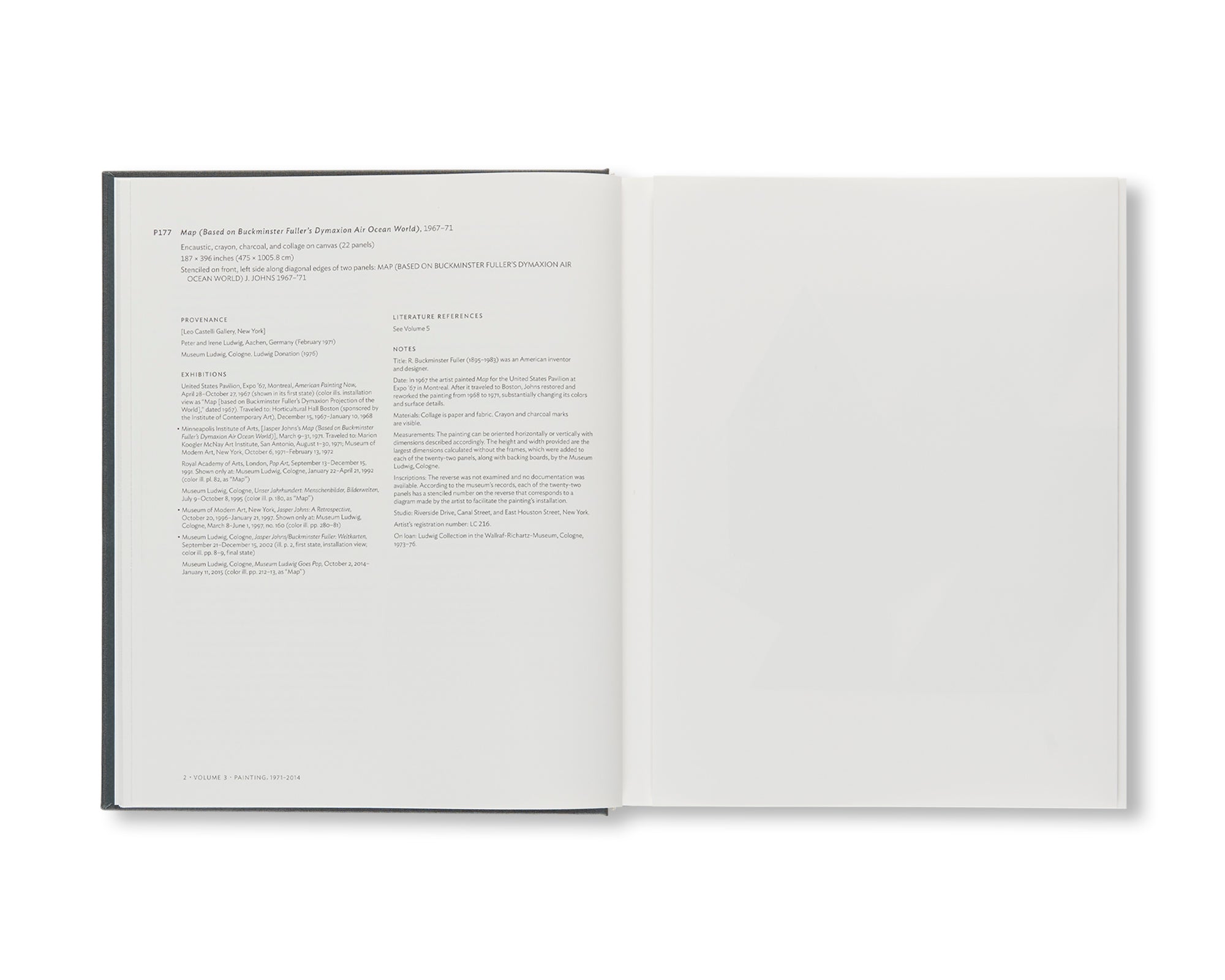 JASPER JOHNS: CATALOGUE RAISONNÉ OF PAINTING AND SCULPTURE by Roberta Bernstein