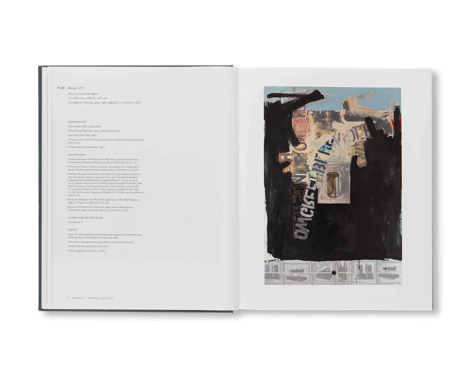 JASPER JOHNS: CATALOGUE RAISONNÉ OF PAINTING AND SCULPTURE by Roberta Bernstein