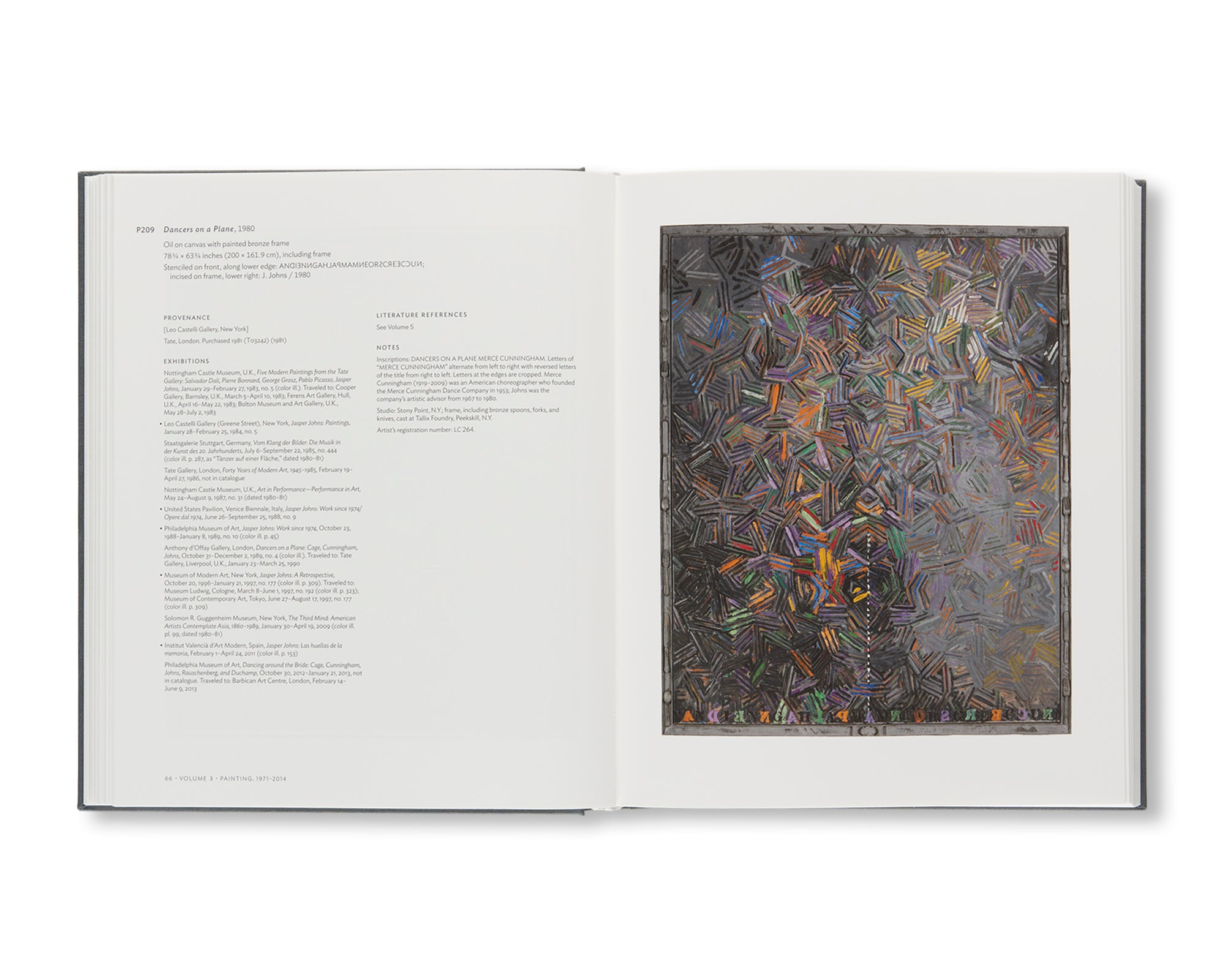 JASPER JOHNS: CATALOGUE RAISONNÉ OF PAINTING AND SCULPTURE by Roberta Bernstein