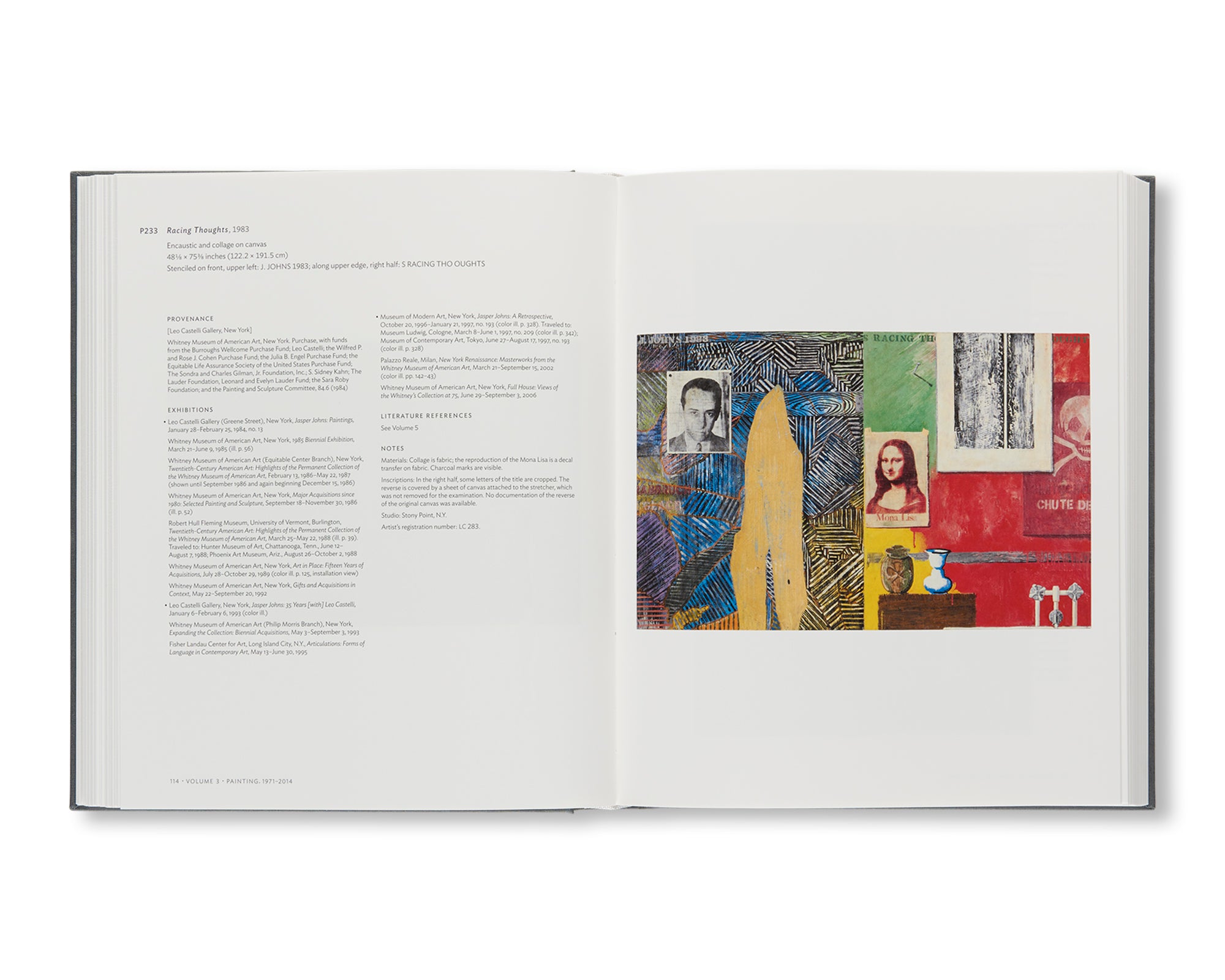 JASPER JOHNS: CATALOGUE RAISONNÉ OF PAINTING AND SCULPTURE by Roberta Bernstein