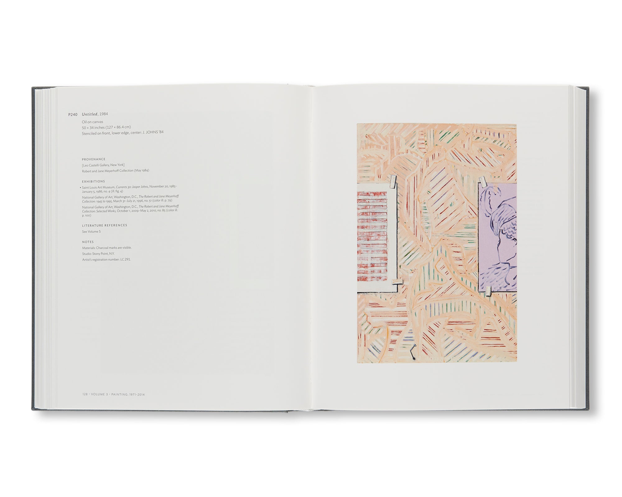 JASPER JOHNS: CATALOGUE RAISONNÉ OF PAINTING AND SCULPTURE by Roberta Bernstein