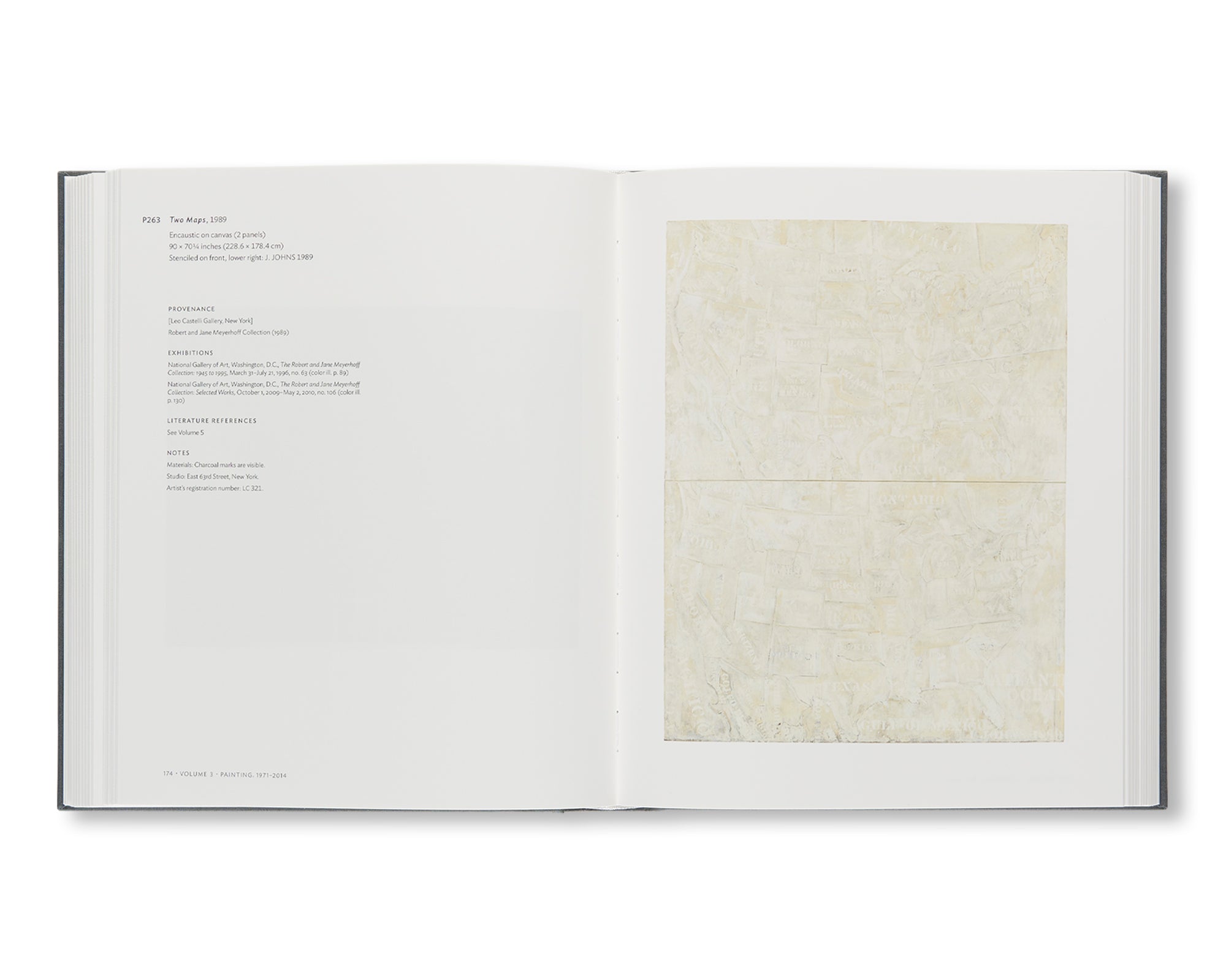 JASPER JOHNS: CATALOGUE RAISONNÉ OF PAINTING AND SCULPTURE by Roberta Bernstein