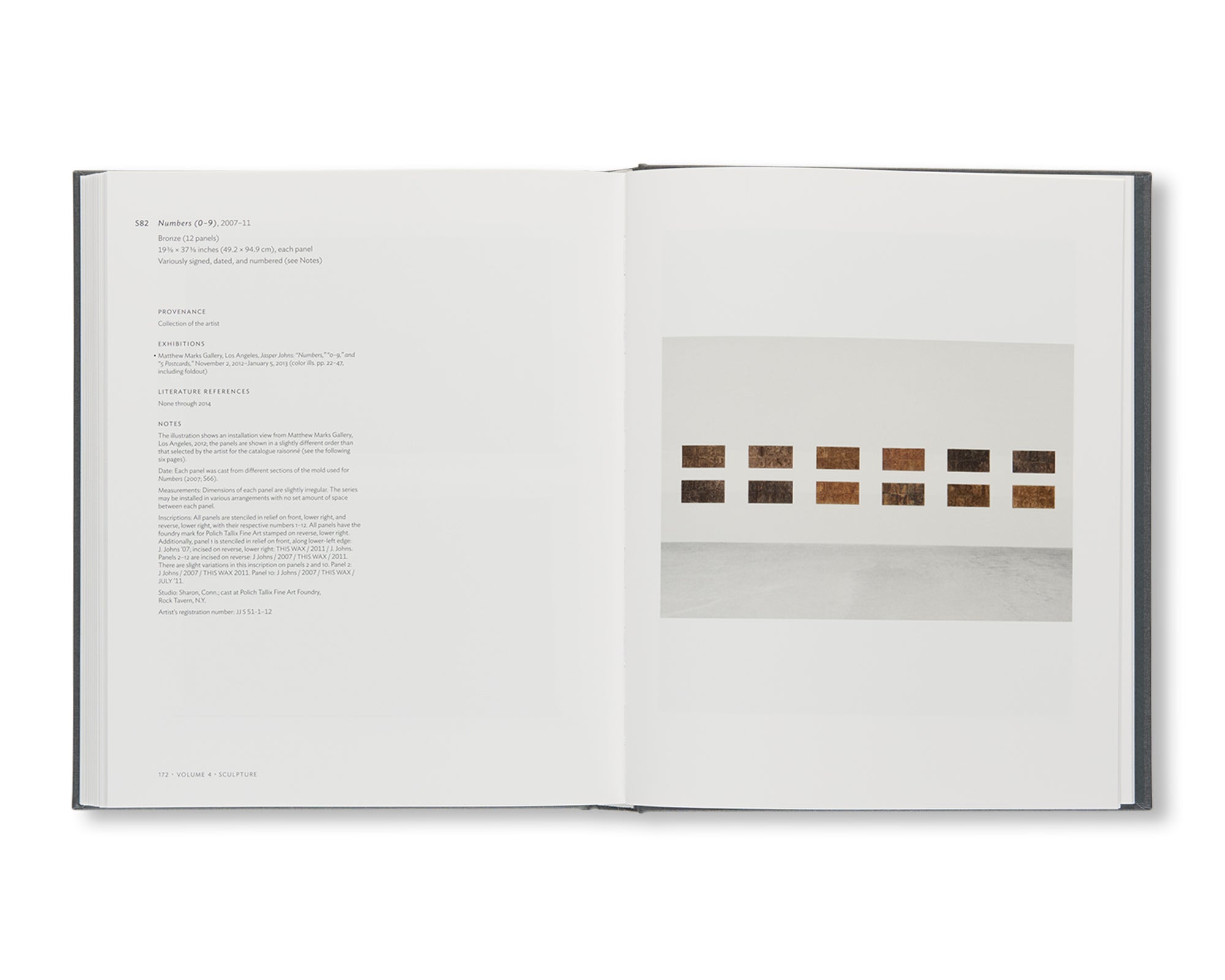 JASPER JOHNS: CATALOGUE RAISONNÉ OF PAINTING AND SCULPTURE by Roberta Bernstein