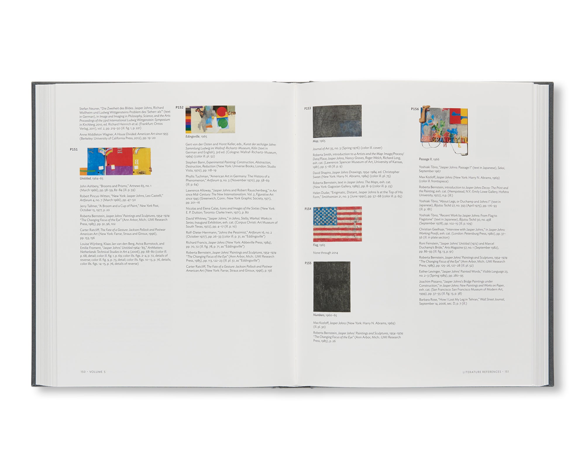 JASPER JOHNS: CATALOGUE RAISONNÉ OF PAINTING AND SCULPTURE by Roberta Bernstein