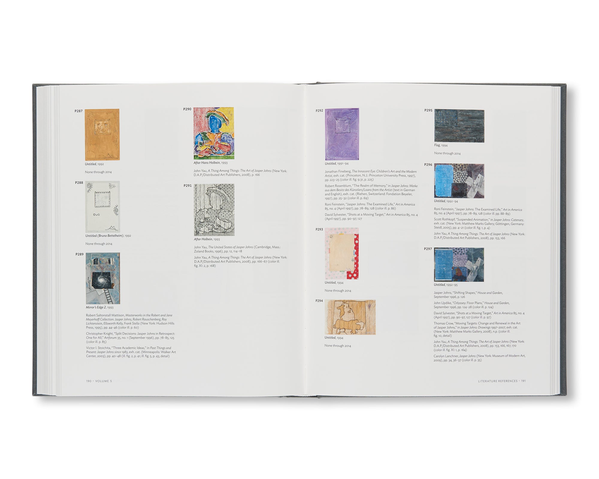 JASPER JOHNS: CATALOGUE RAISONNÉ OF PAINTING AND SCULPTURE by Roberta Bernstein