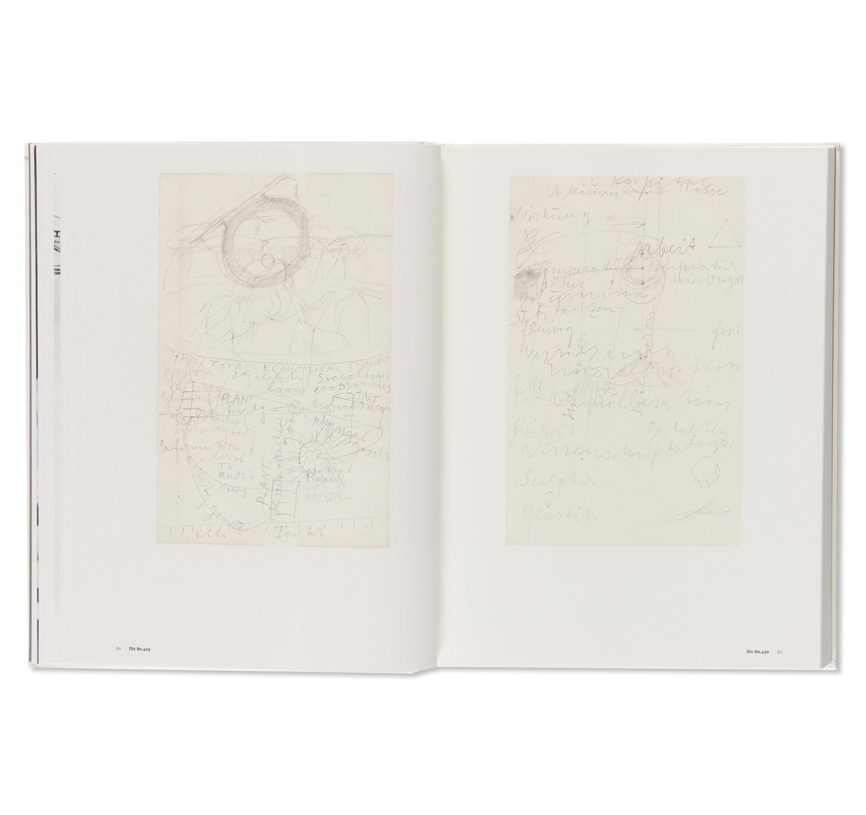 DRAWINGS AFTER THE CODICES MADRID OF LEONARDO DA VINCI by Joseph Beuys