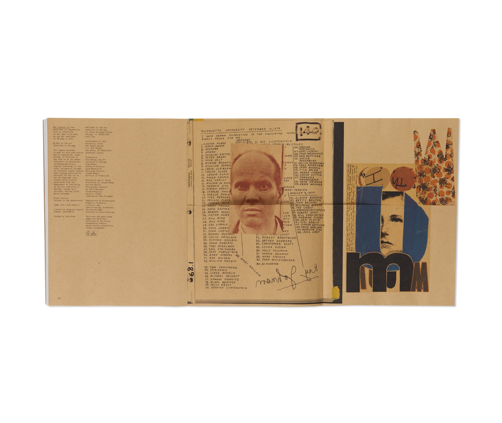 RAY JOHNSON C/O by Ray Johnson