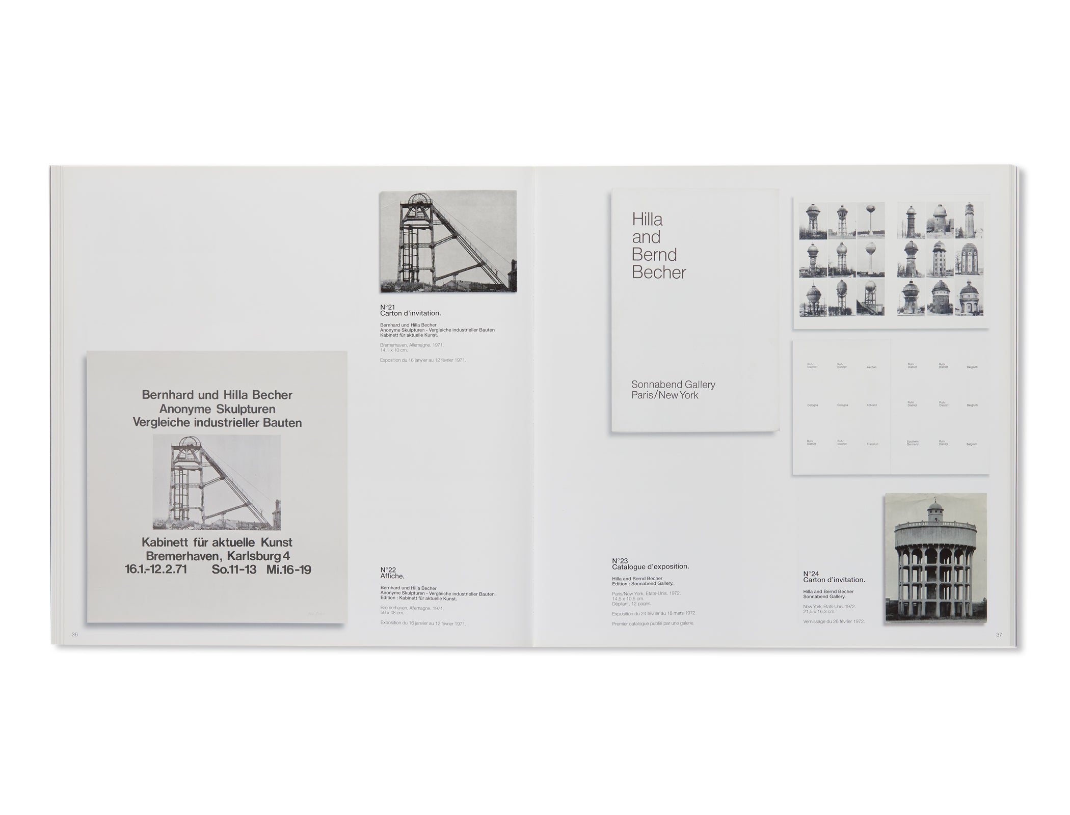 PRINTED MATTER 1964-2013 by Bernd und Hilla Becher