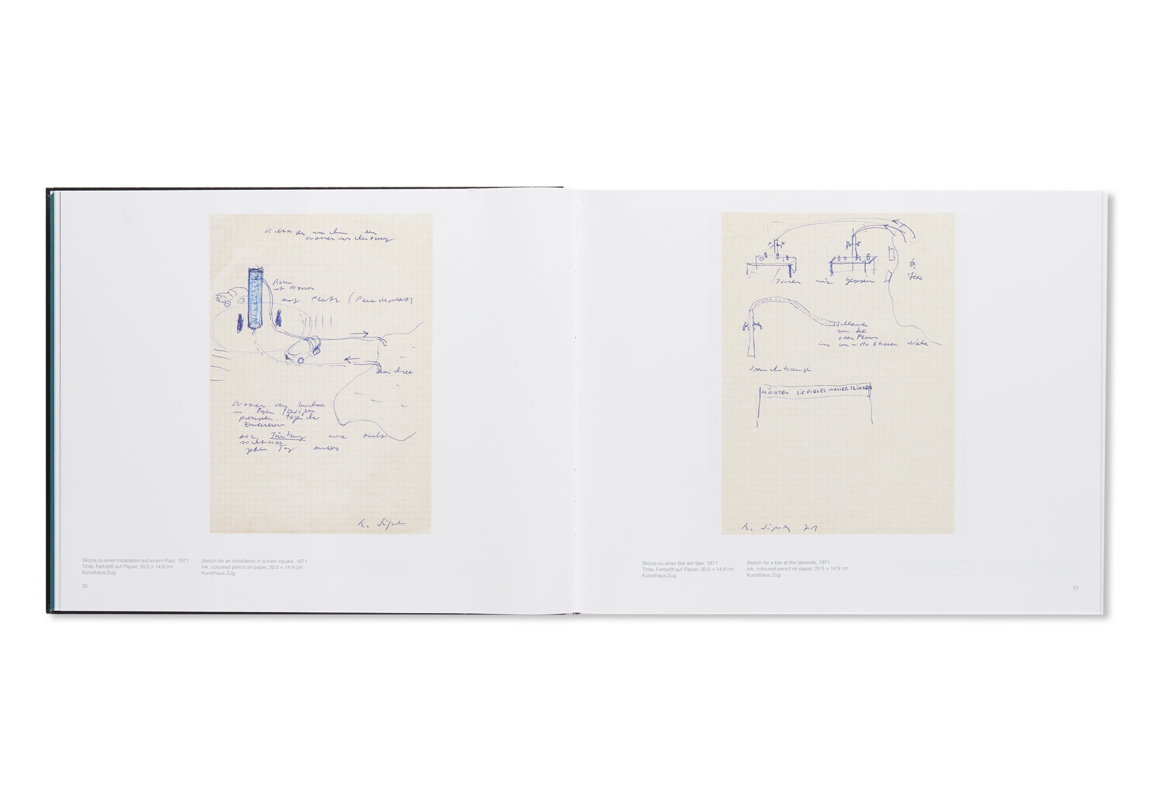 SKIZZEN / SKETCHES 1970-2020 by Roman Signer