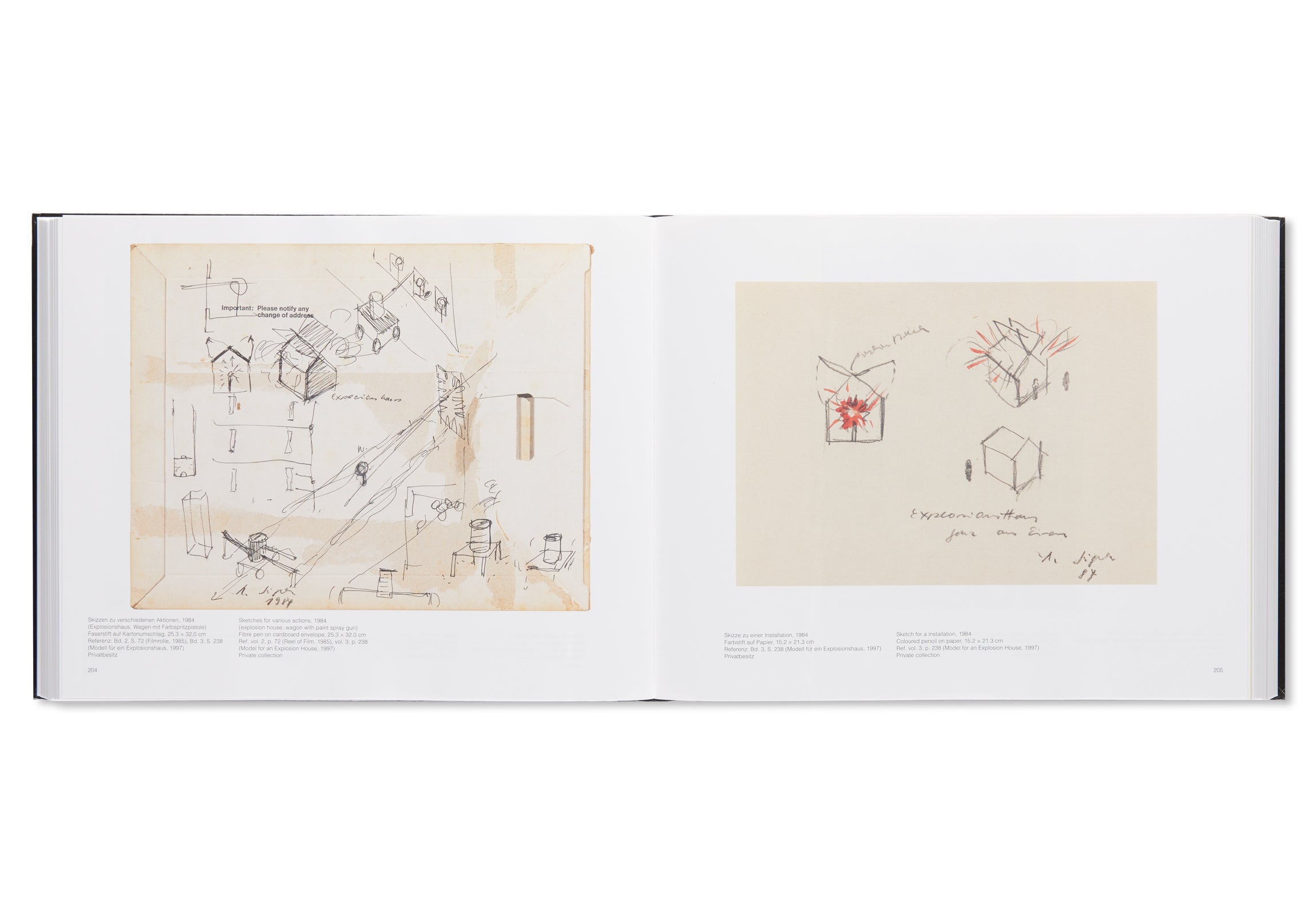 SKIZZEN / SKETCHES 1970-2020 by Roman Signer